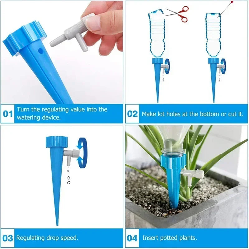 Drip Irrigation System Automatic Watering Plants Garden Accessories Irrigation Automatic Watering Plants Timer Can for Flowers