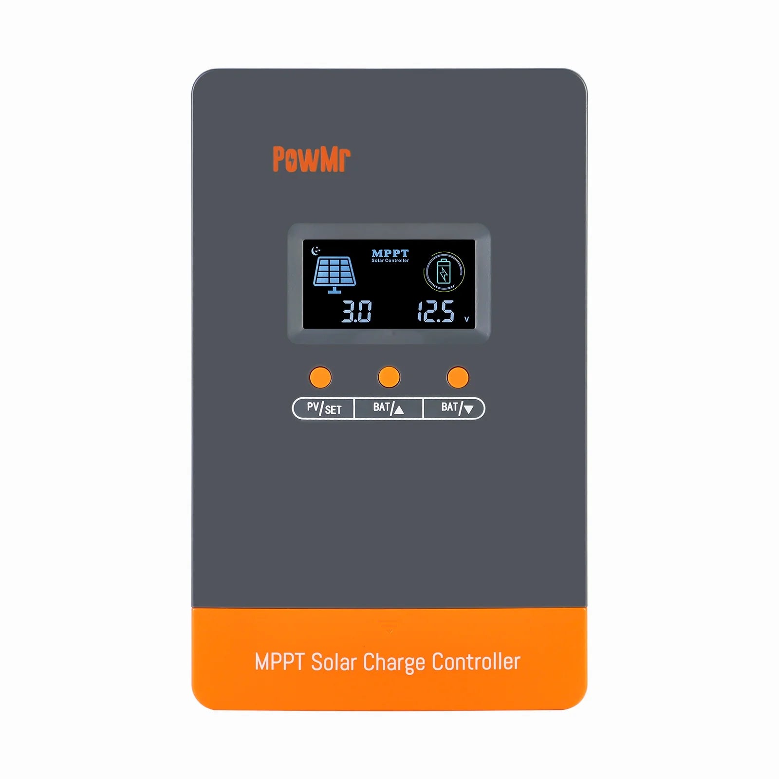 PowMr MPPT 80A/100A Charger Controller 12V 24V 36V 48V Battery Voltage Auto Up to 12 Units in Parallel for 160V Solar Panel US