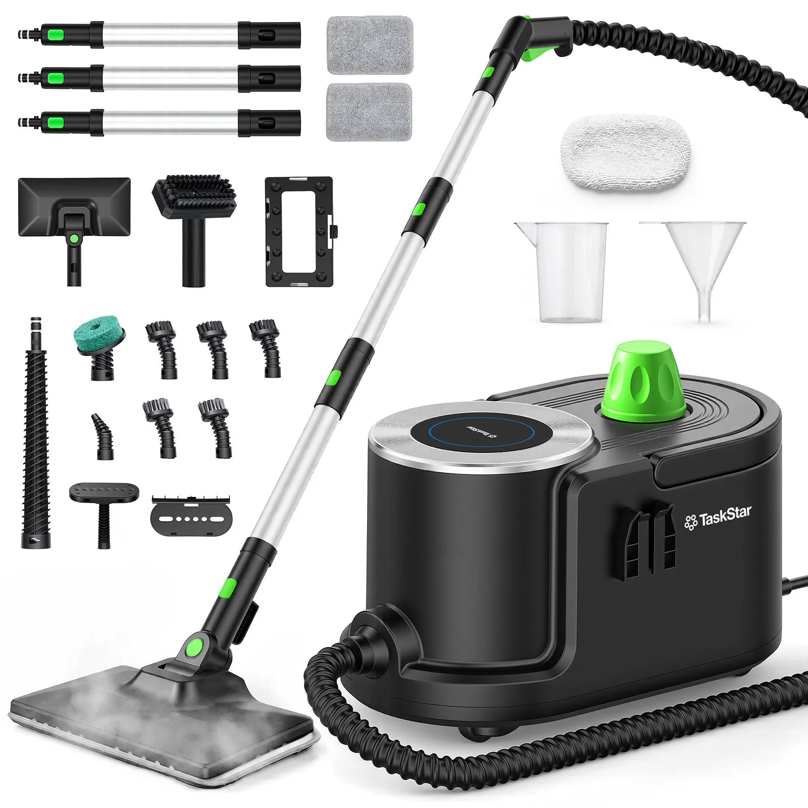 Taskstar 22-in-1 Steam Cleaner High Pressure Steam 1.6L Water TanK MultiFunction