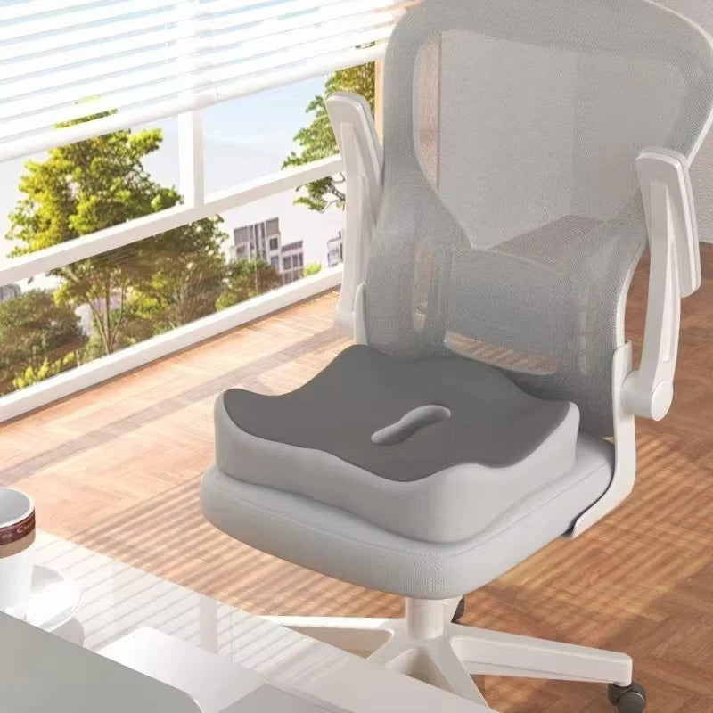 【Sitting Artifact】Breathable Memory Foam Cushion | Office Student Car, Spine Relief, Skin-Friendly & Easy Clean