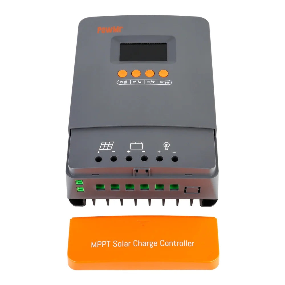 PowMr 12V 24V 36V 48V MPPT Solar Charge Controller PV160V 60A Auto Support up to 12 parallel connections for Solar Home System