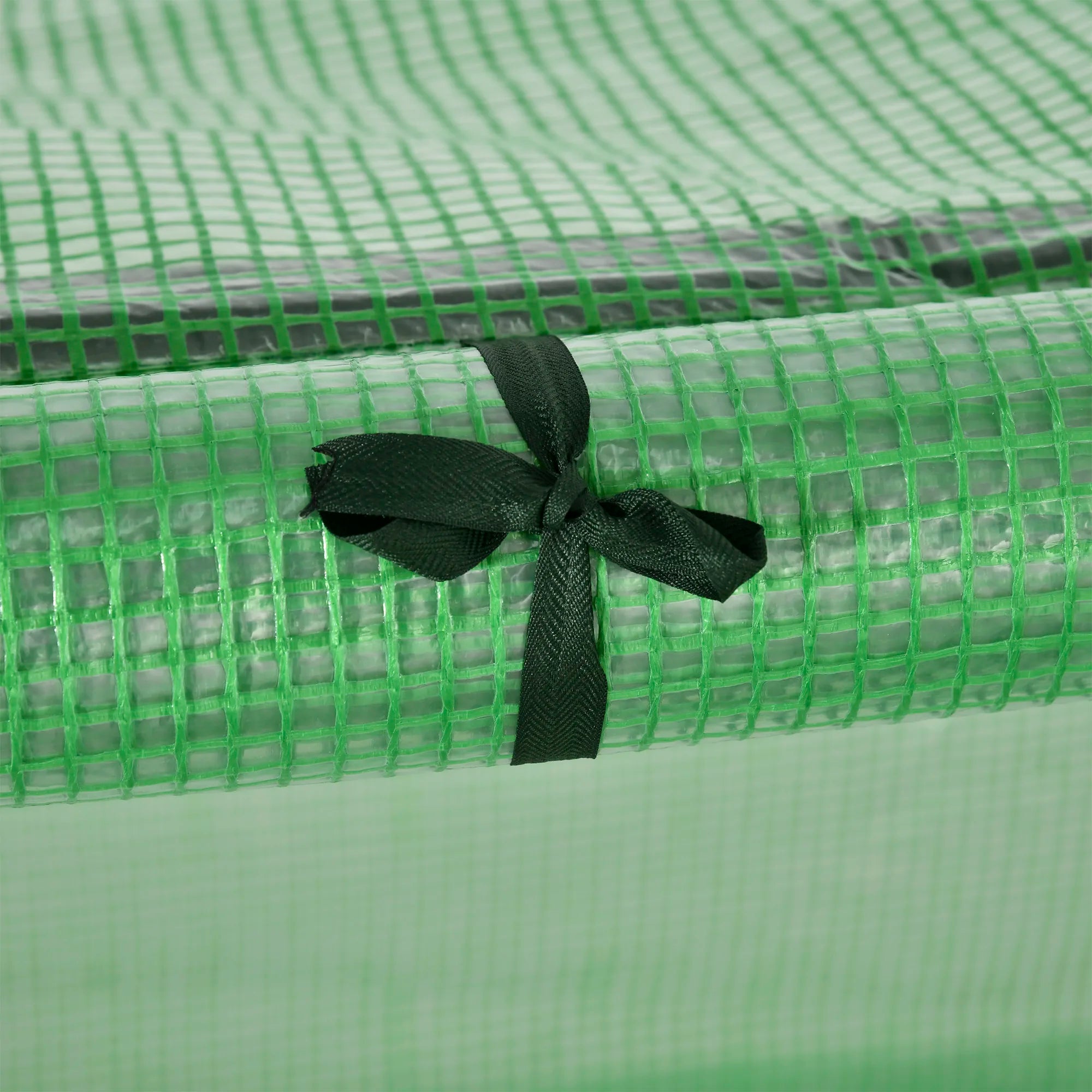 10' X 3' X 2.5' Tunnel Greenhouse Green Grow House W/ Roll up Doors, Green