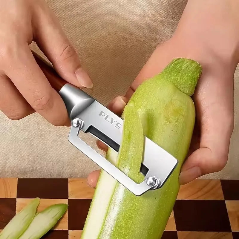 Stainless Steel Peeler for Peeling and Slicing Fruits and Vegetables Multifunctional Vegetable Peeler Kitchen Scraping Tools