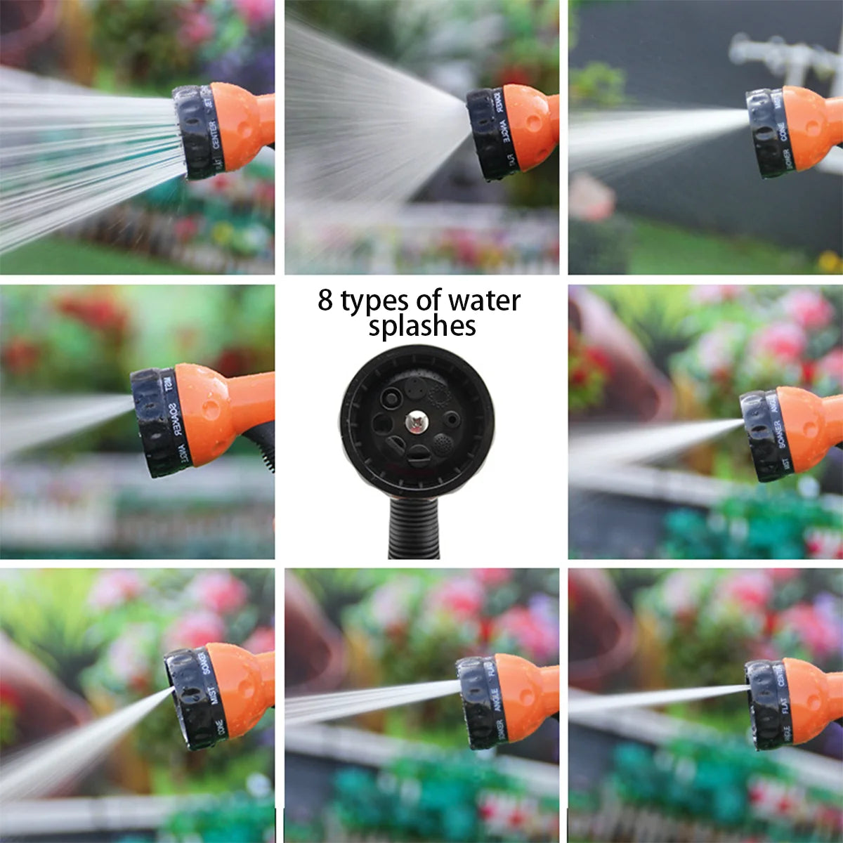 High-Pressure Garden Spray Gun for Outdoor Watering - Adjustable Nozzle, Multi-Purpose Sprinkler Head for Outdoor Landscaping