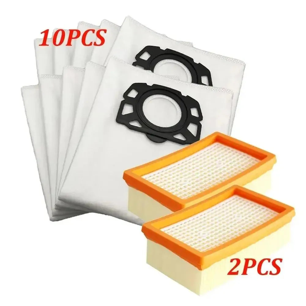 For Karcher MV4 MV5 MV6 WD4 WD5 WD6 Vacuum Cleaner Spare Parts Dust Bags HEPA Filter Replacement Parts