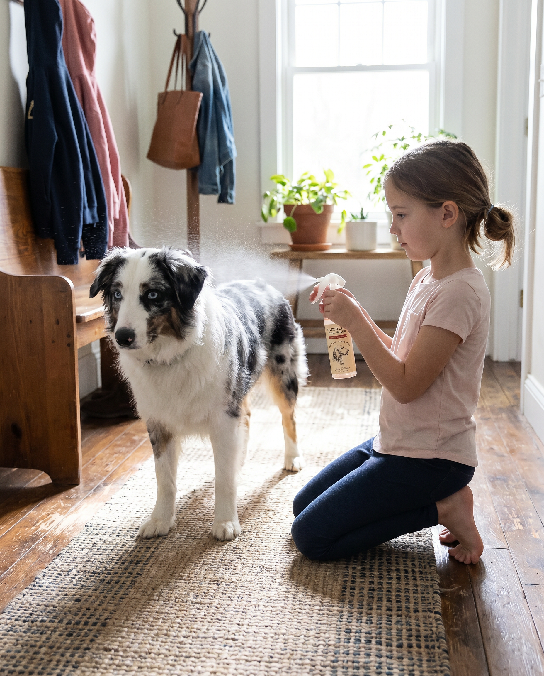 Sweet Almond Waterless Dog Wash Spray | Mixologie