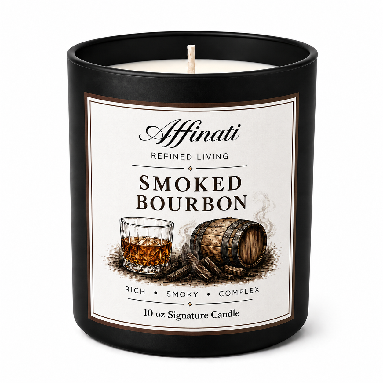 Smoked Bourbon Signature Candle