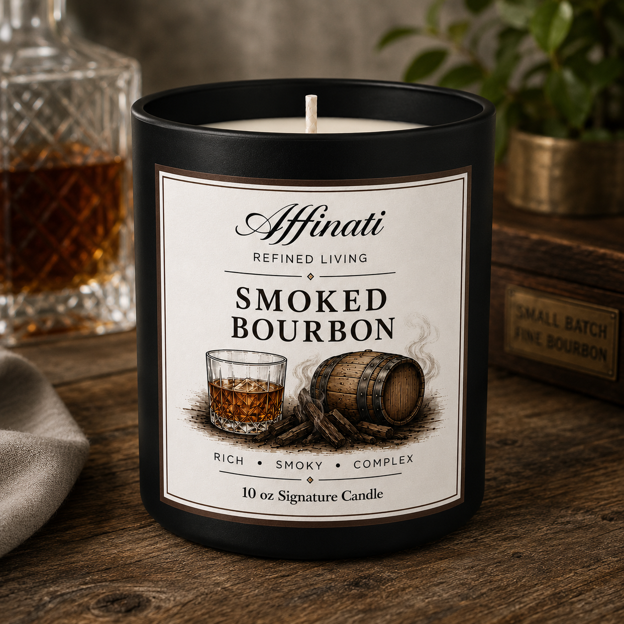 Smoked Bourbon Signature Candle