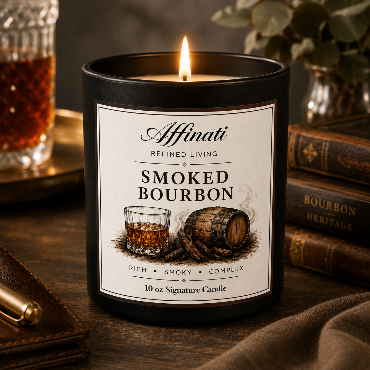 Smoked Bourbon Signature Candle