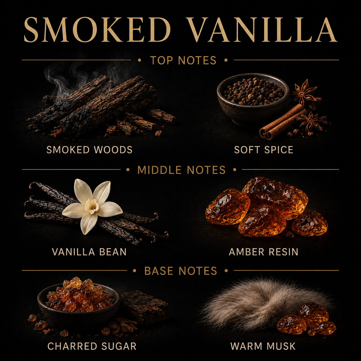 Smoked Vanilla 3-Wick Candle