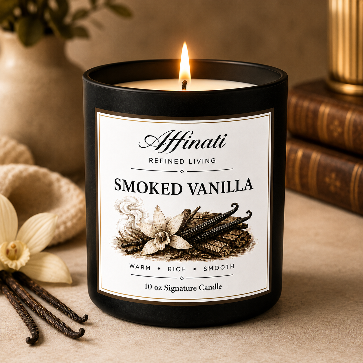 Smoked Vanilla Signature Candle