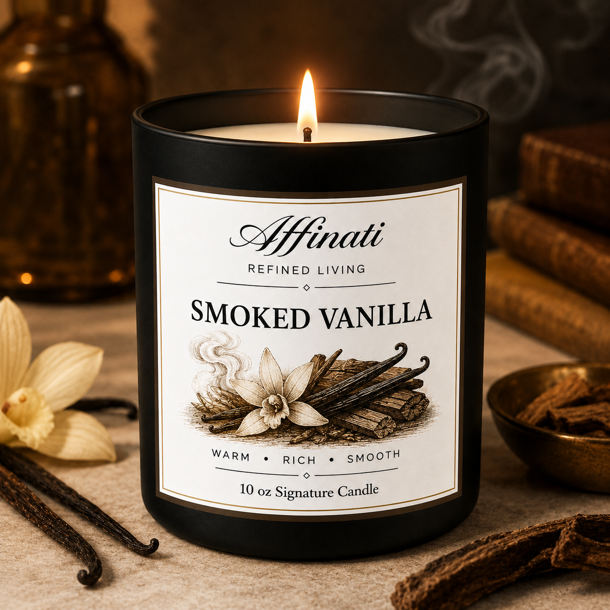 Smoked Vanilla Signature Candle
