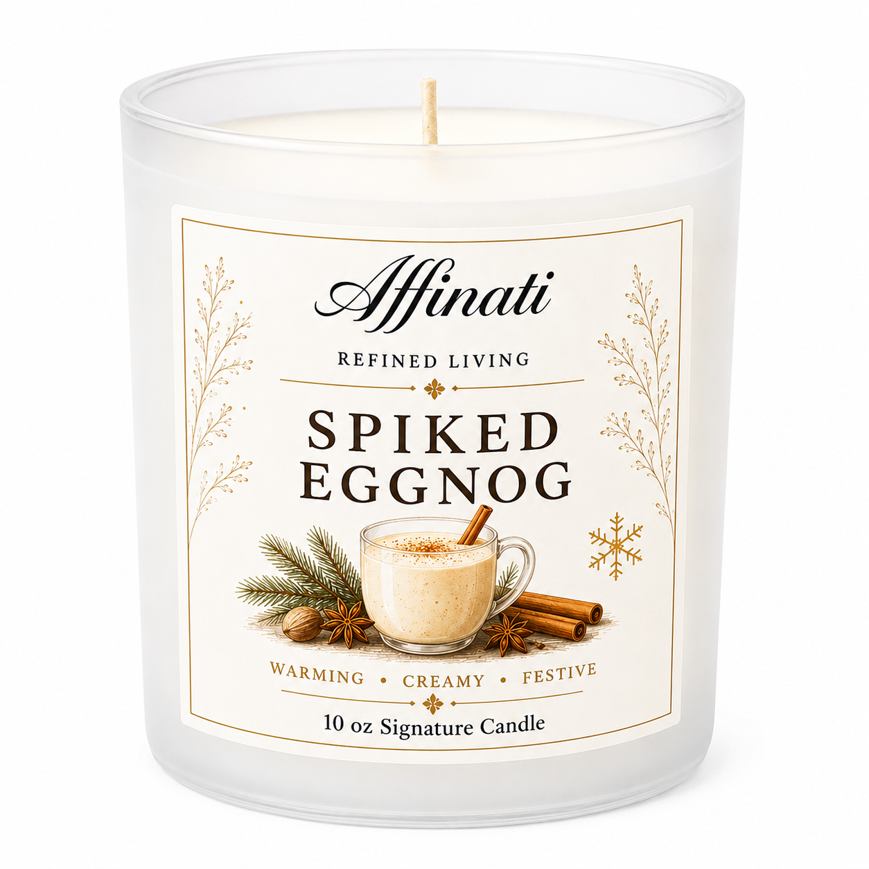 Spiked Eggnog Signature Candle