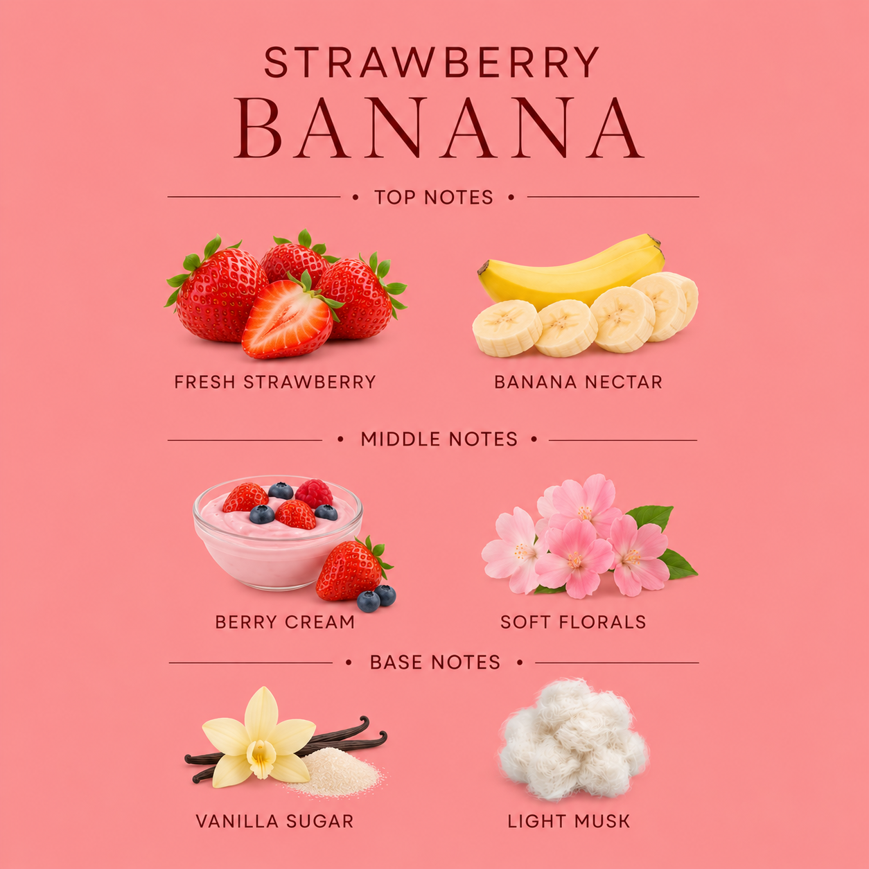 Strawberry Banana 3-Wick Candle