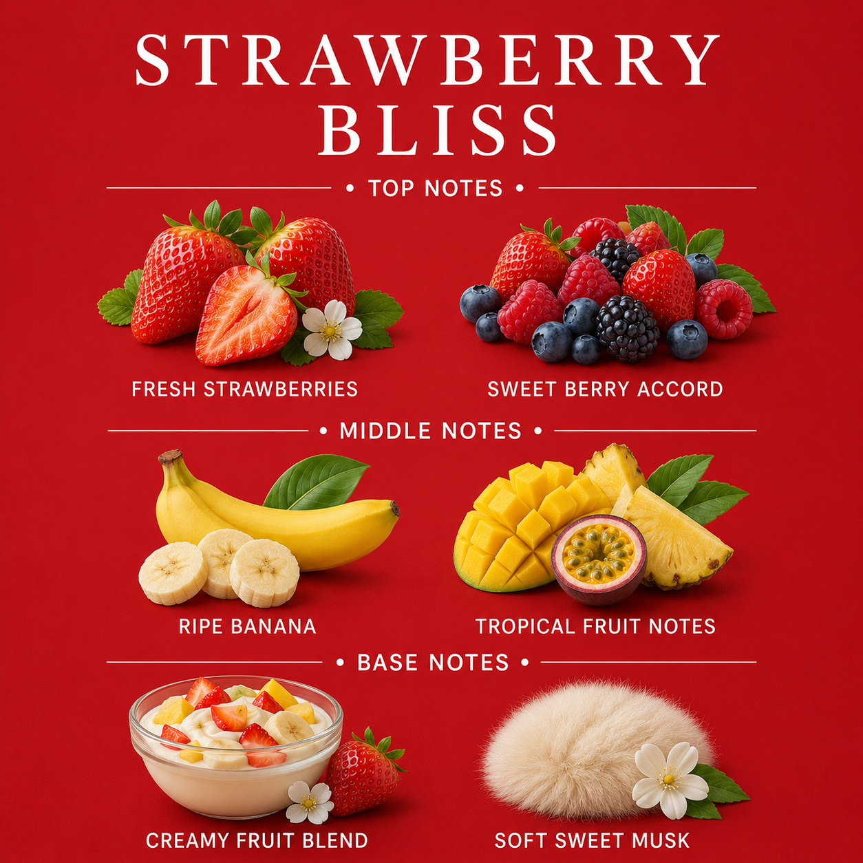 Strawberry Bliss 3-Wick Candle