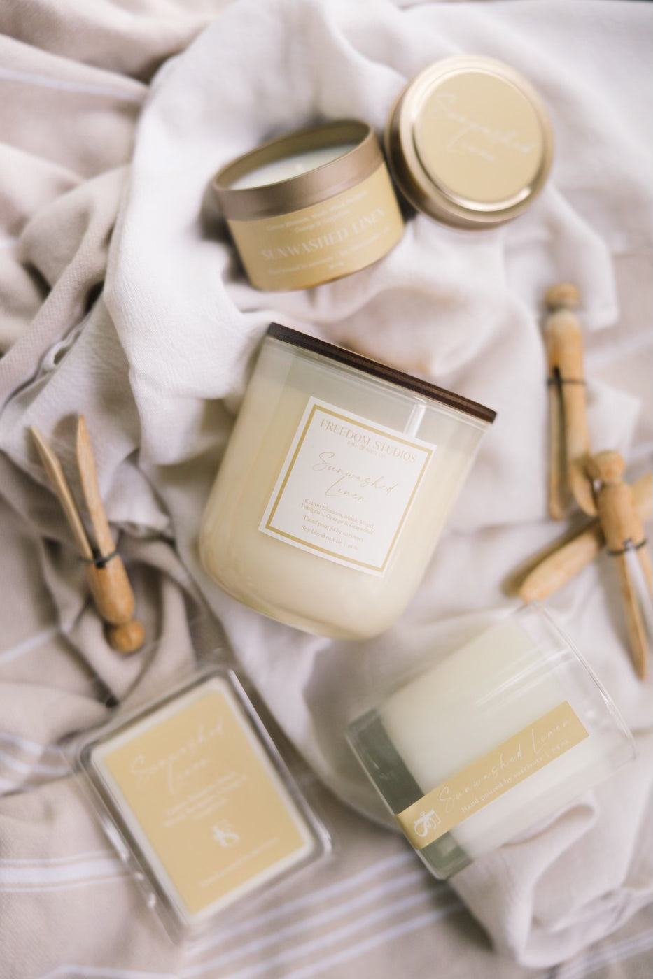 Sunwashed Linen 10 oz Candle