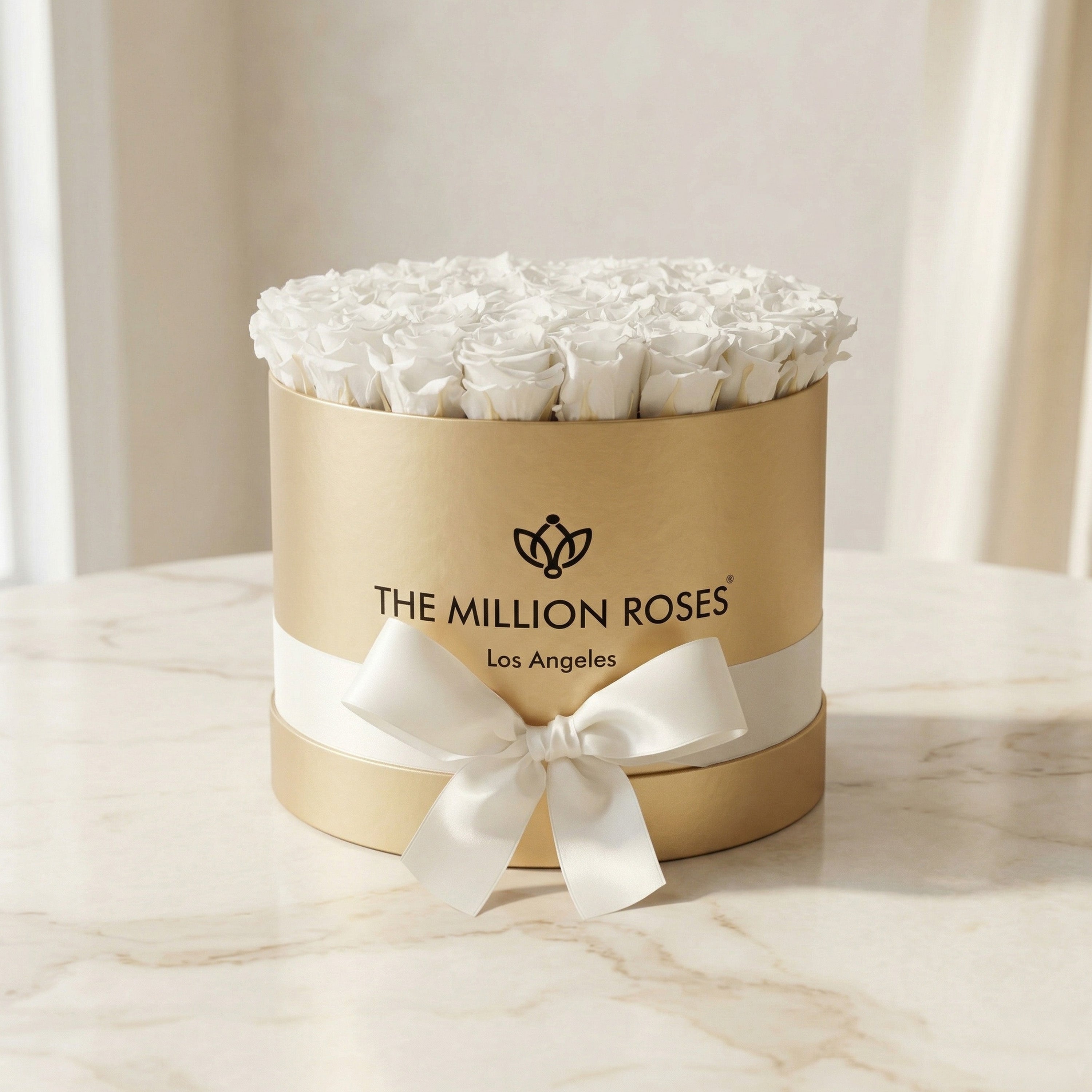Supreme Gold Box | White Roses