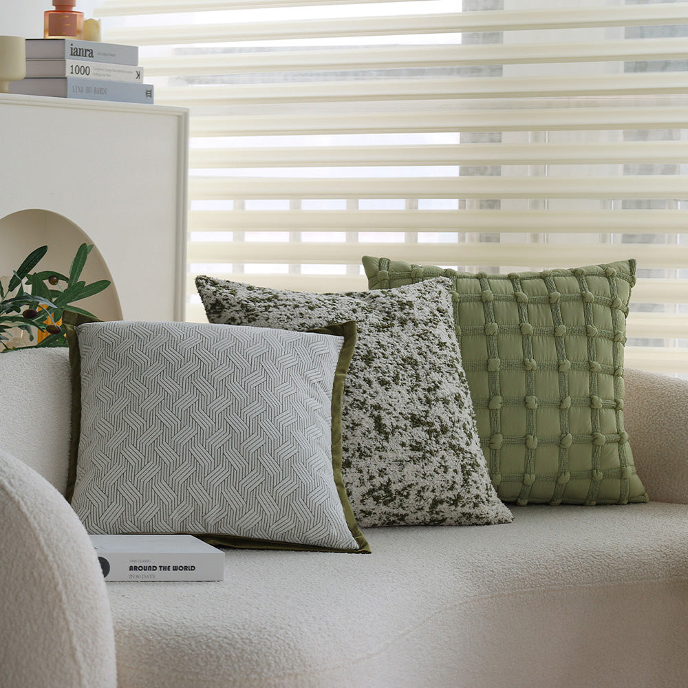 Tranquil Touches: Pack of 1 Throw Pillow with 450g Insert size of 18"x18"