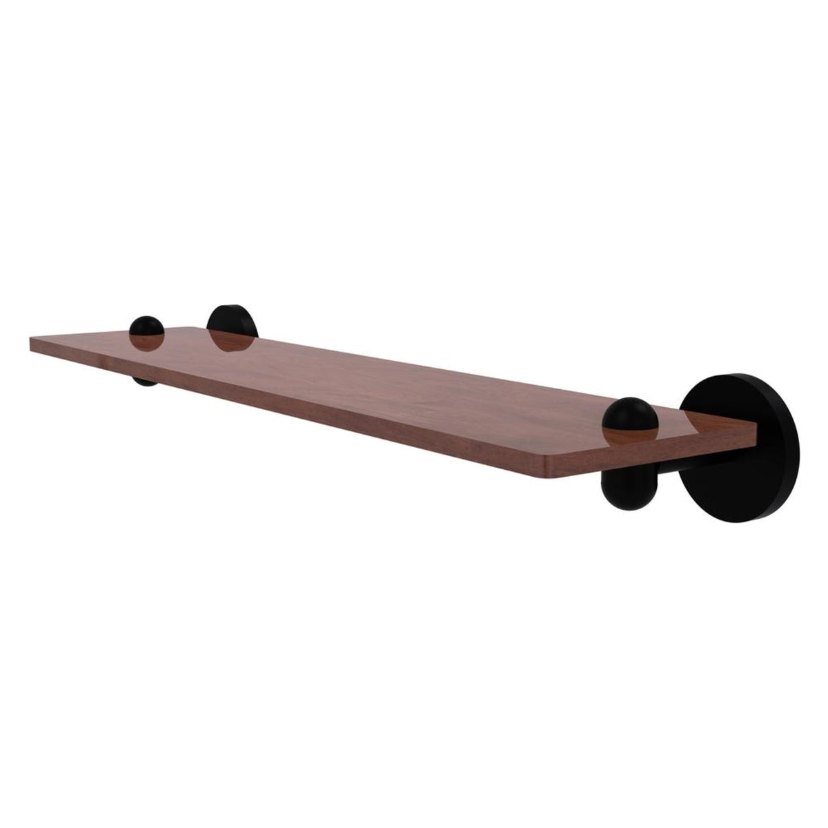Ta-1-22-Irw-Bkm Tango Collection 22 Inch Solid Ipe Ironwood Shelf, Matte Black