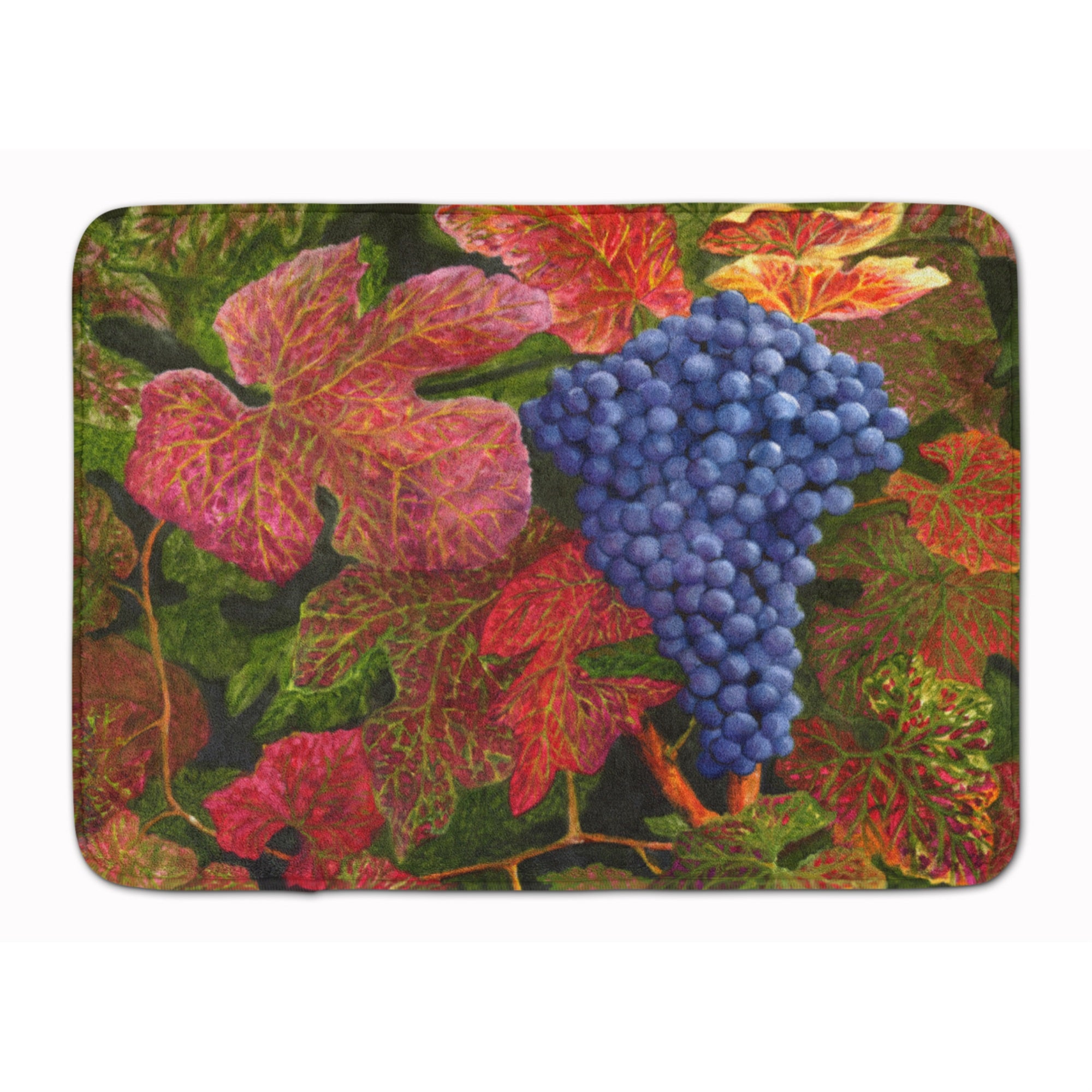 'Caroline'S Treasures Grapes Of Joy By Malenda Trick Floor Mat, 19'''' X 27'''', Multicolor''