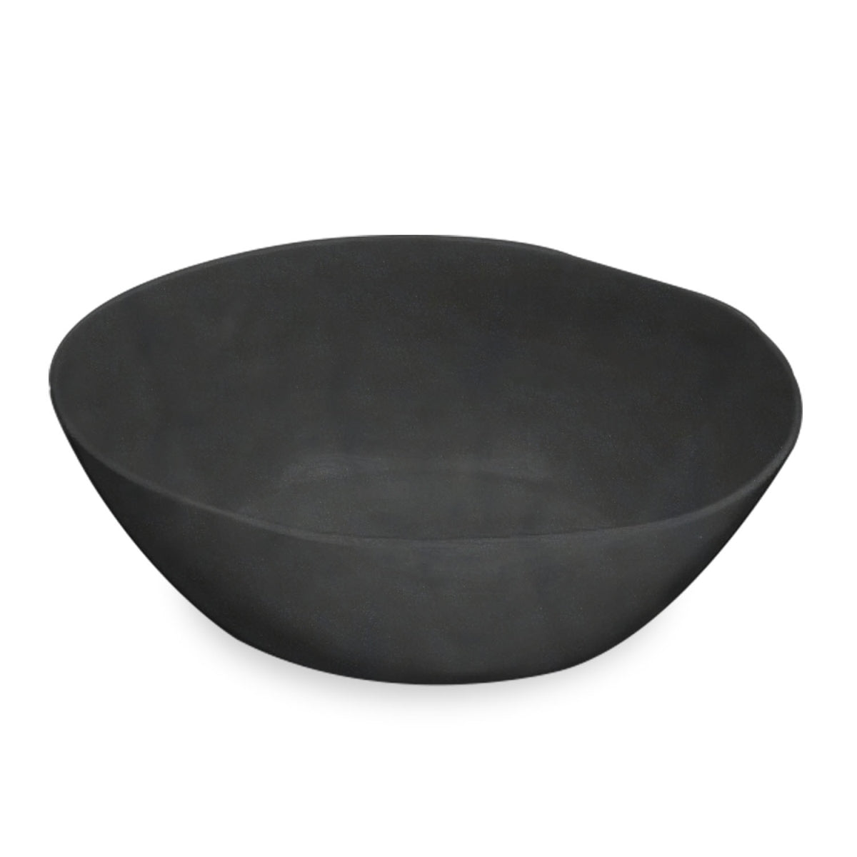TarHong TT20744077 142 oz 119 x 36 in Black Bamboo Serving Bowl, Planta & Majority Plant Based Melamine