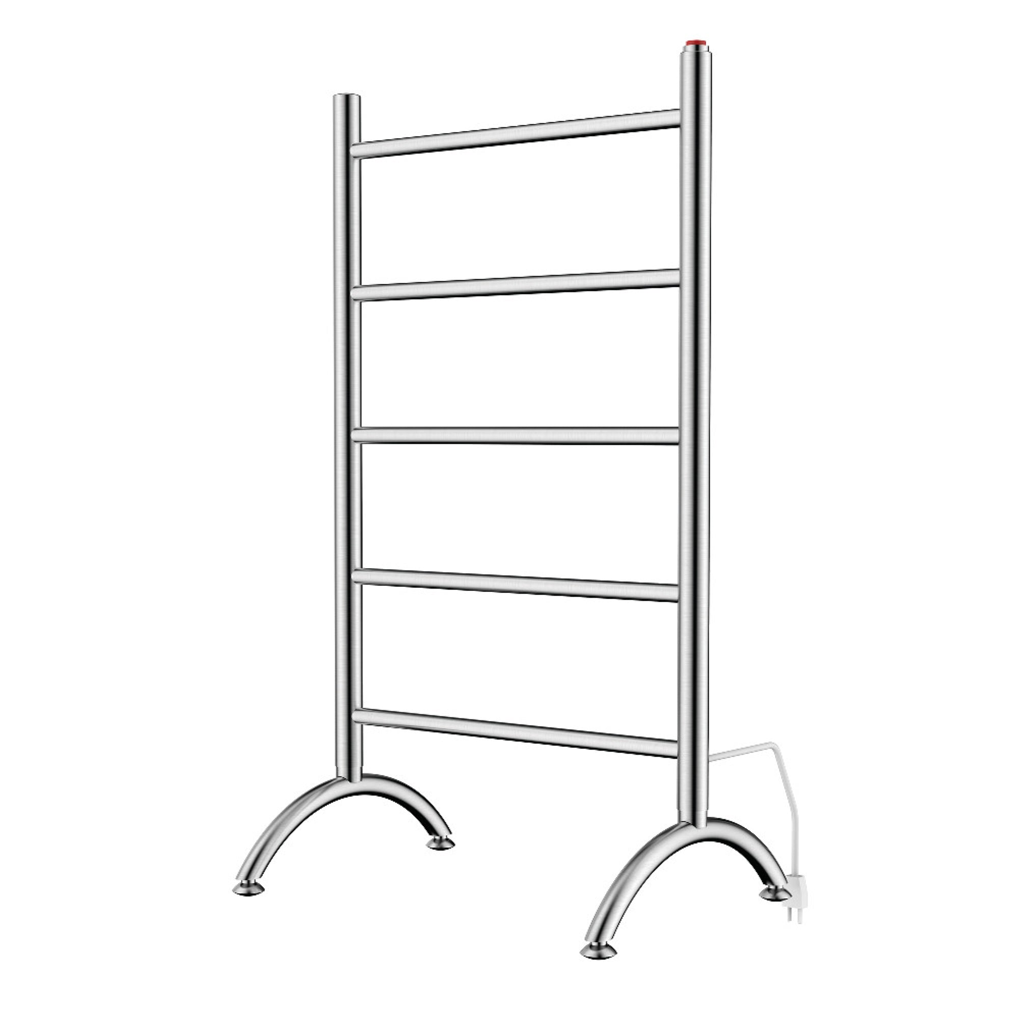 Kingston Brass Tww3720Sn Templeton Freestanding/Wall Mount Hardwired Or Plug-In Towel Warmer, Brushed