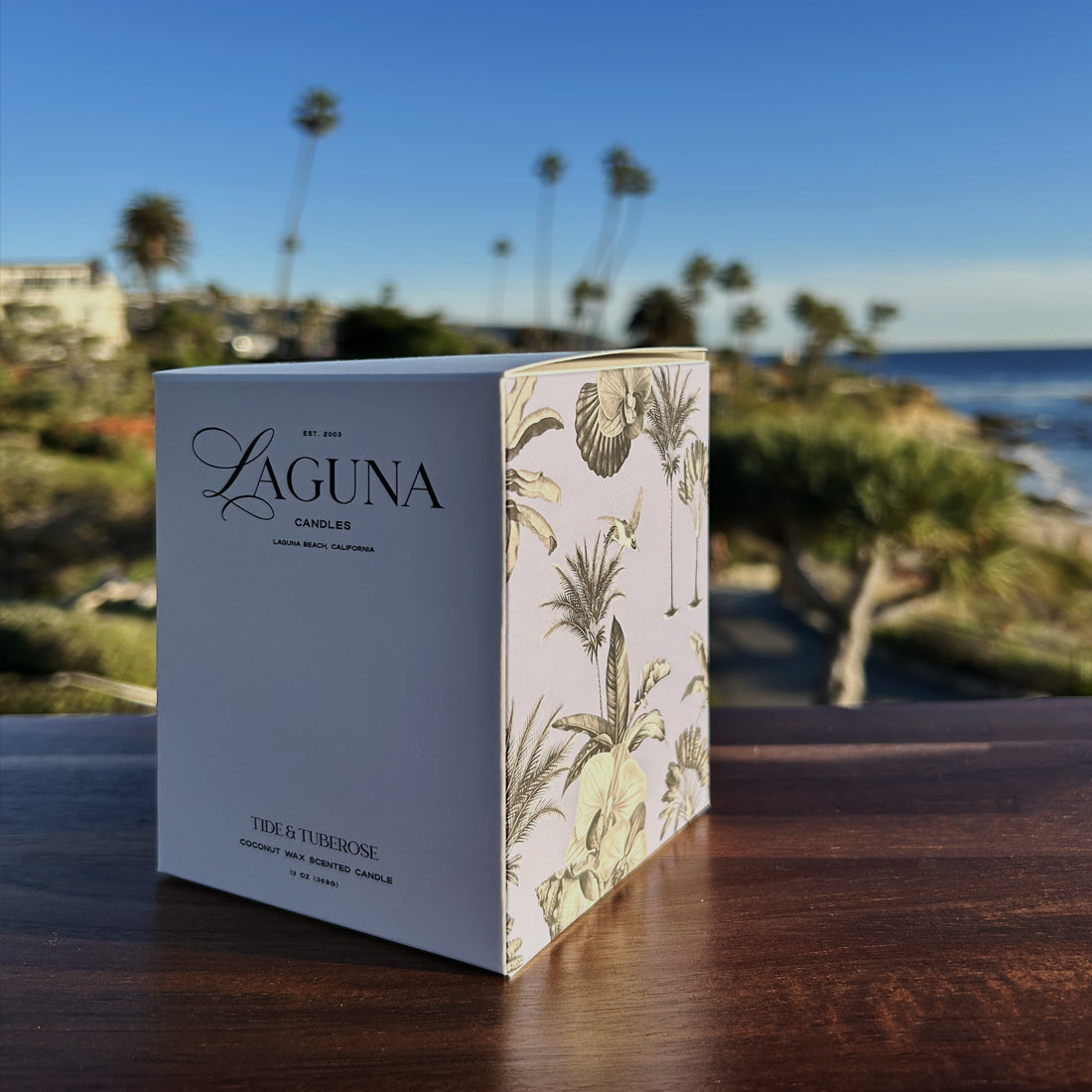 Tide & Tuberose Luxury Candle | Floral Sandalwood Scent