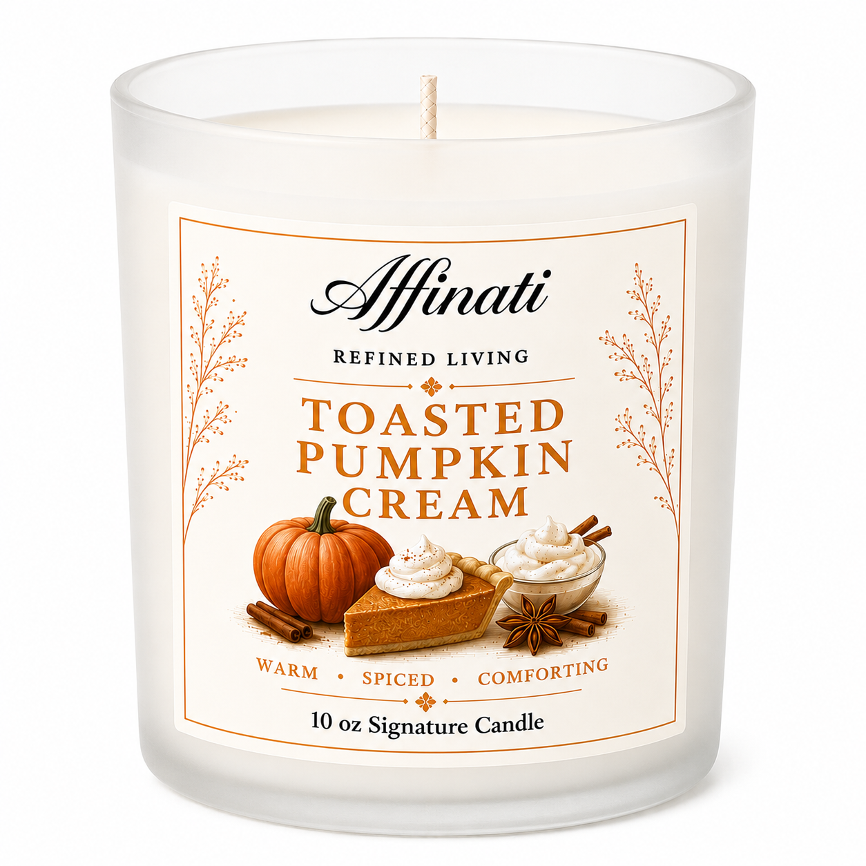 Toasted Pumpkin Cream Signature Candle