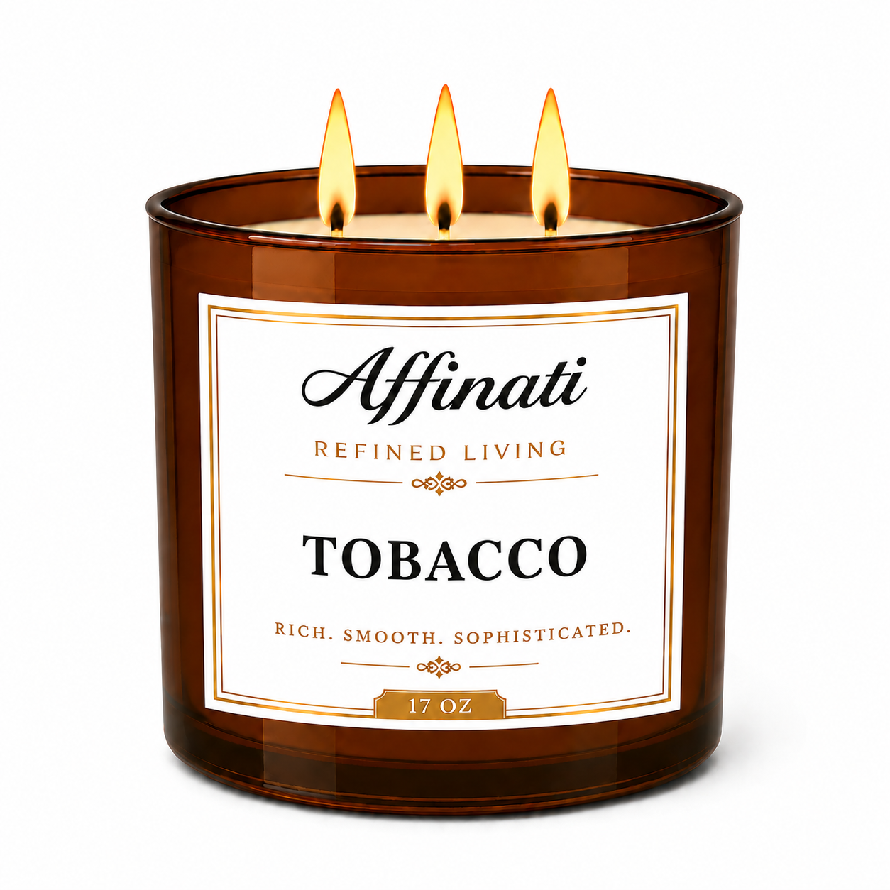Tobacco 3-Wick Candle