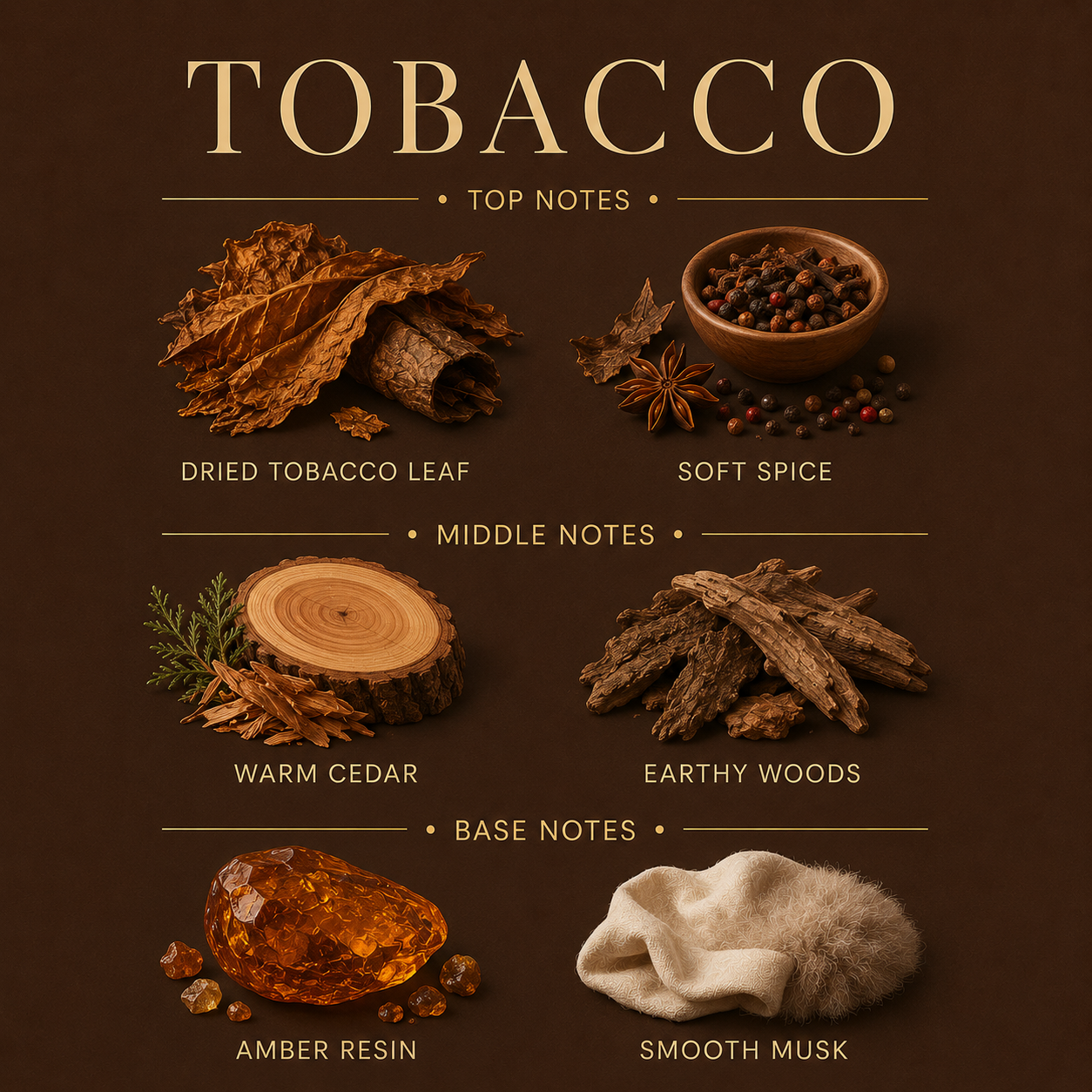 Tobacco 3-Wick Candle