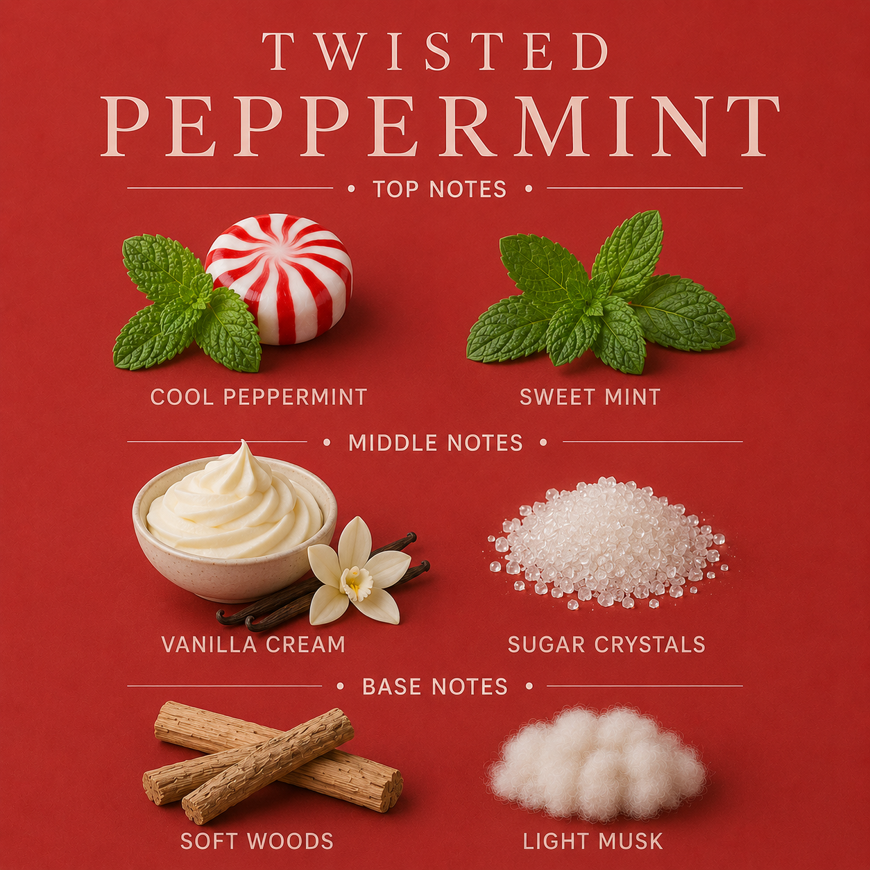 Twisted Peppermint Original Candle