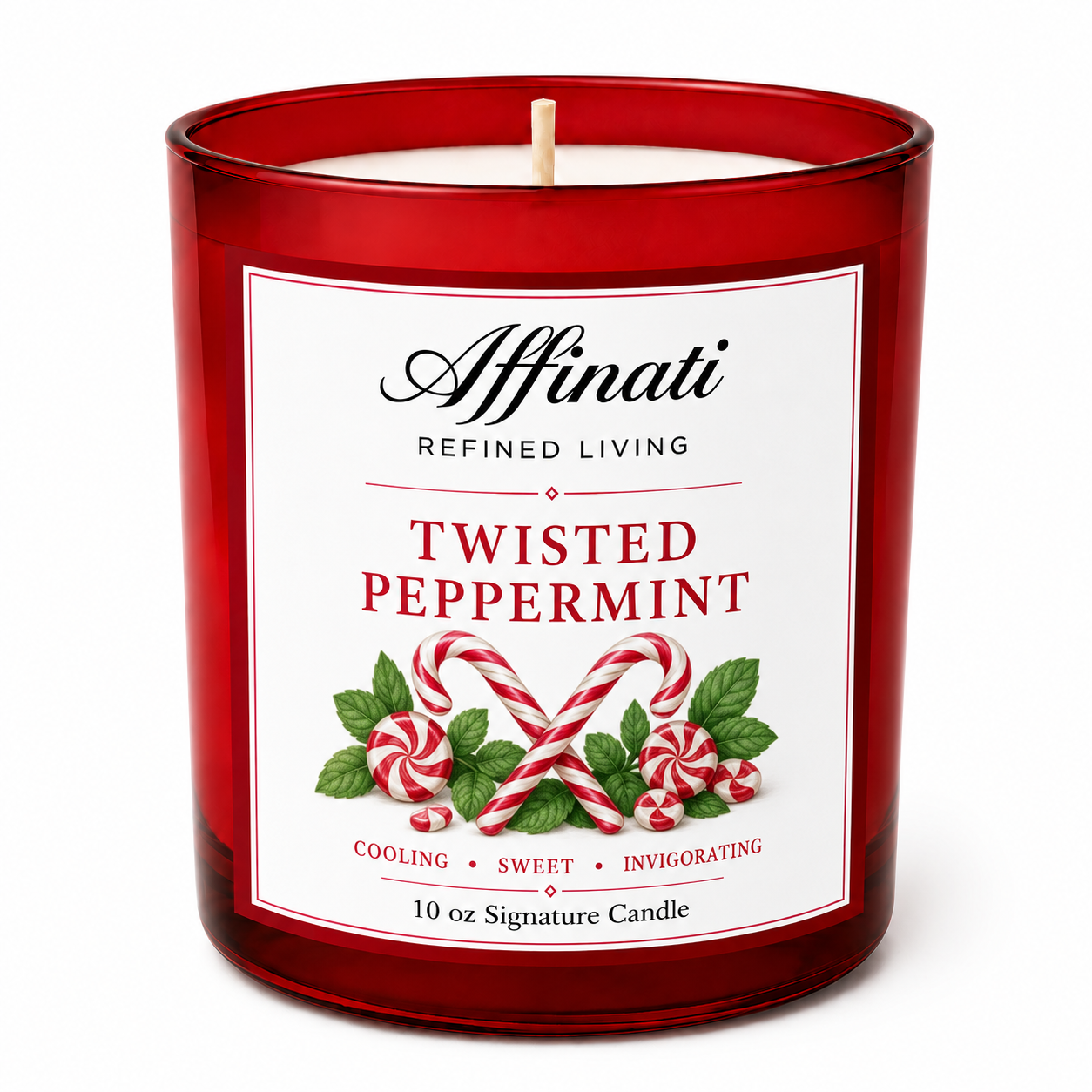 Twisted Peppermint Signature Candle