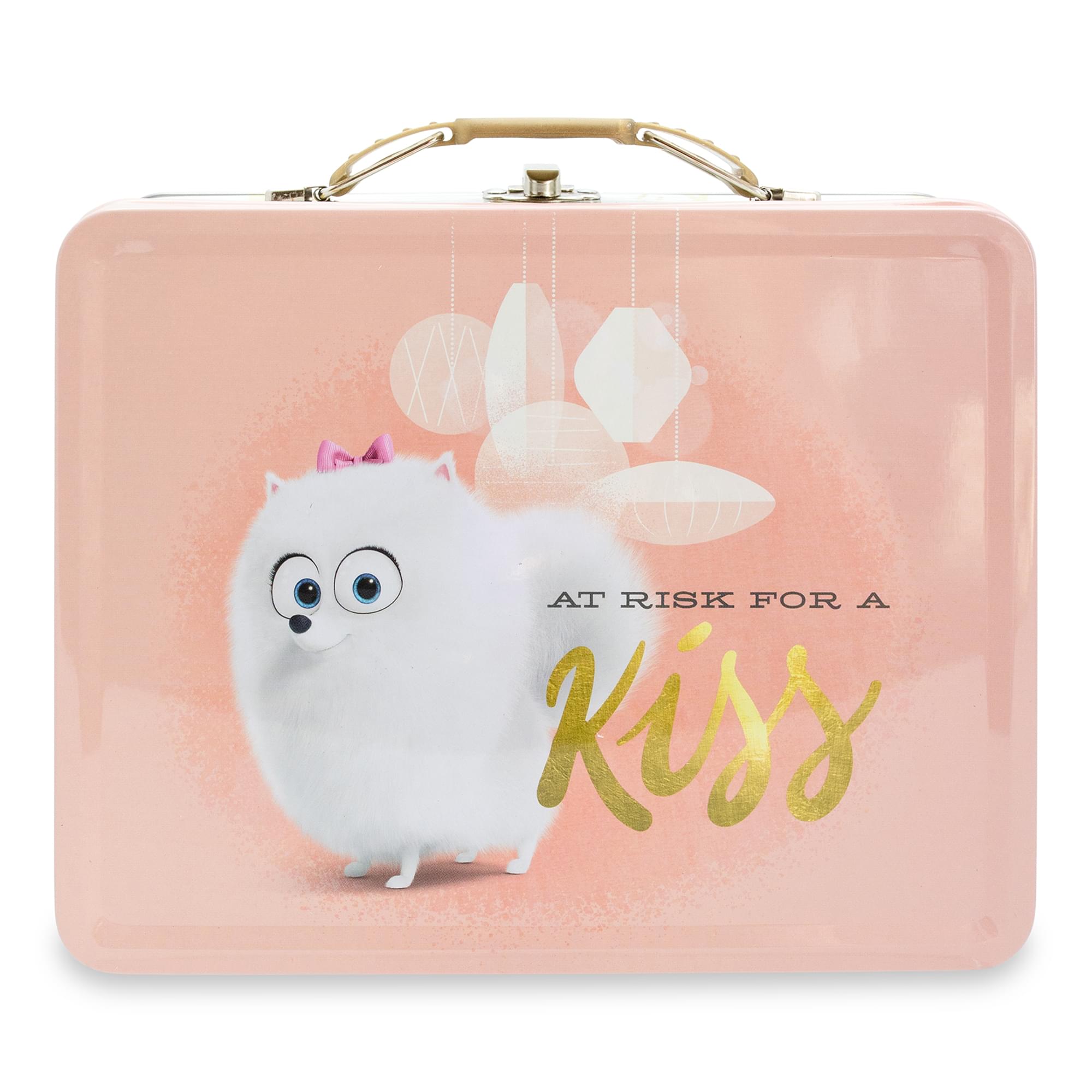 Secret Life Of Pets Metal Tin Tote  At Risk For A Kiss