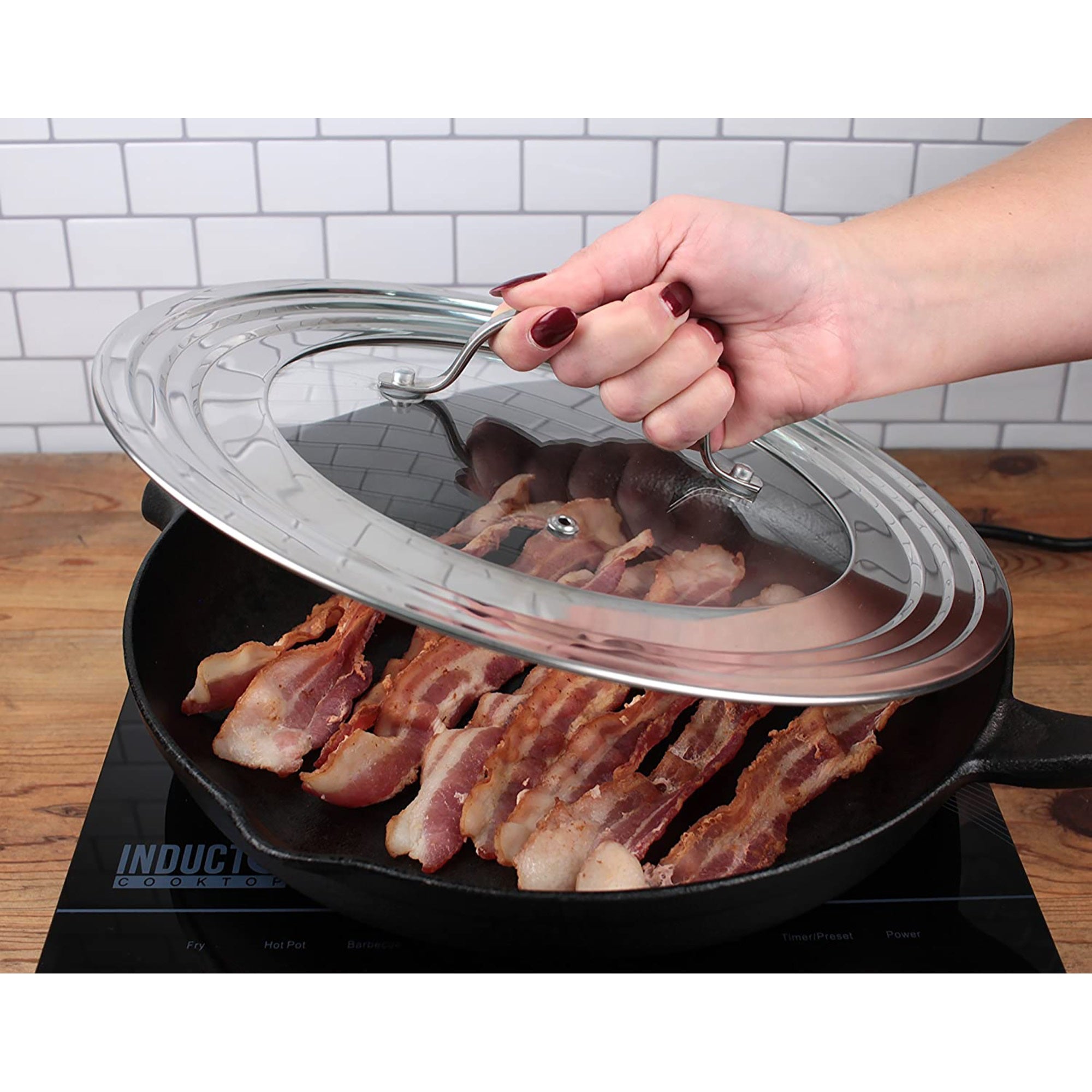 RSVP Universal Lid -  5.5-9in W/Glass