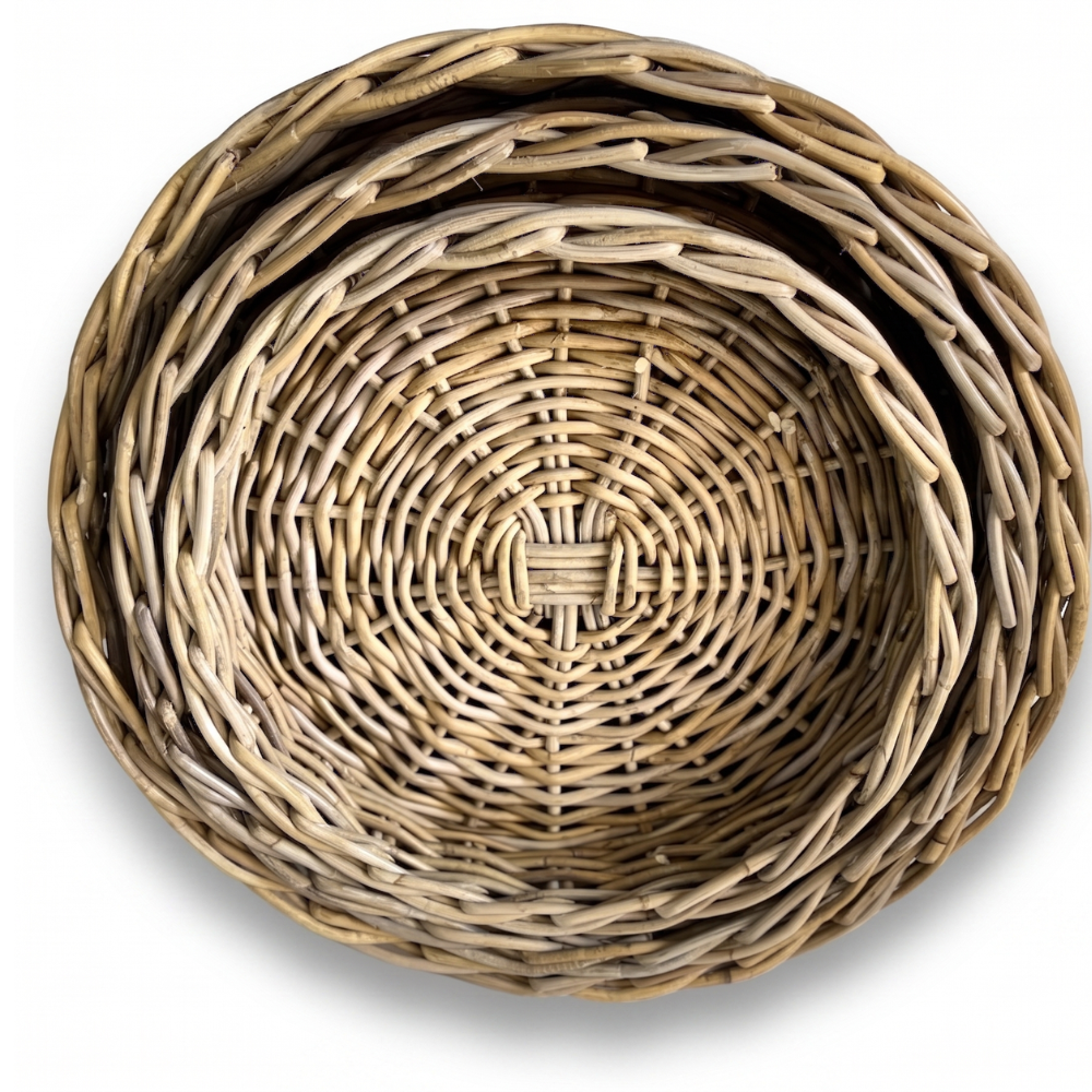 Charleston Rattan Round Tray