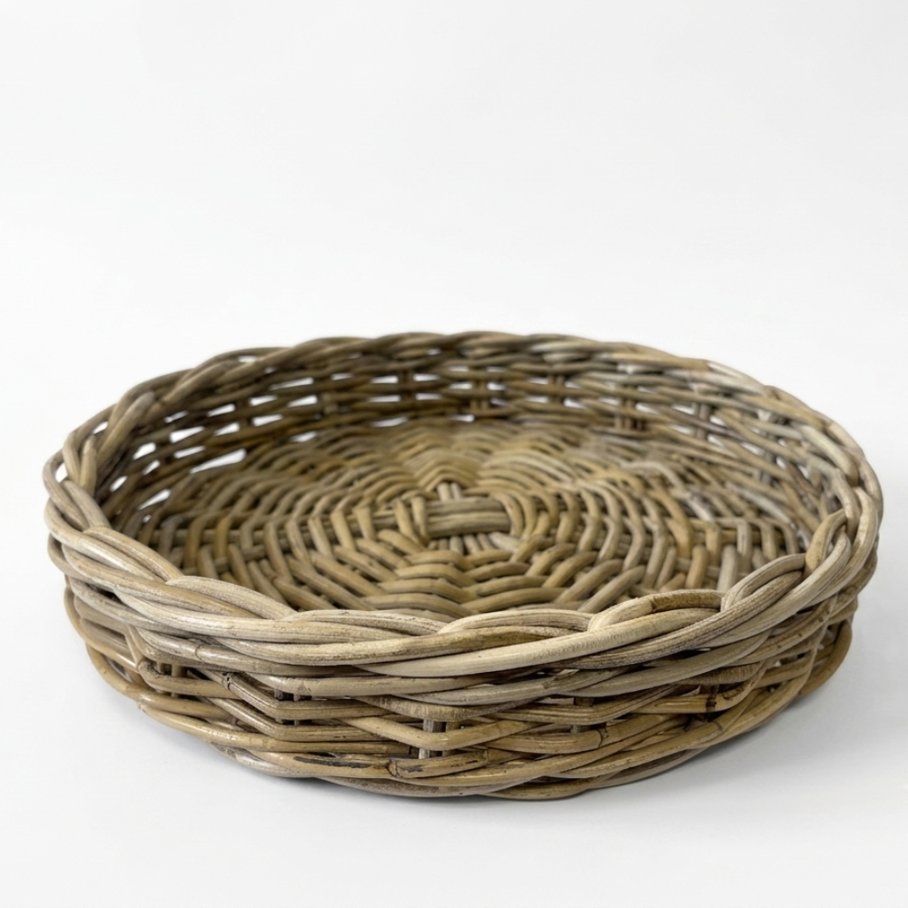 Charleston Rattan Round Tray