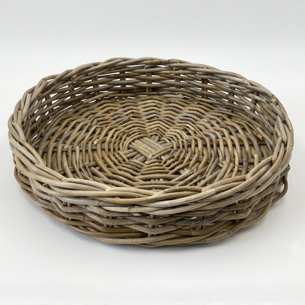 Charleston Rattan Round Tray