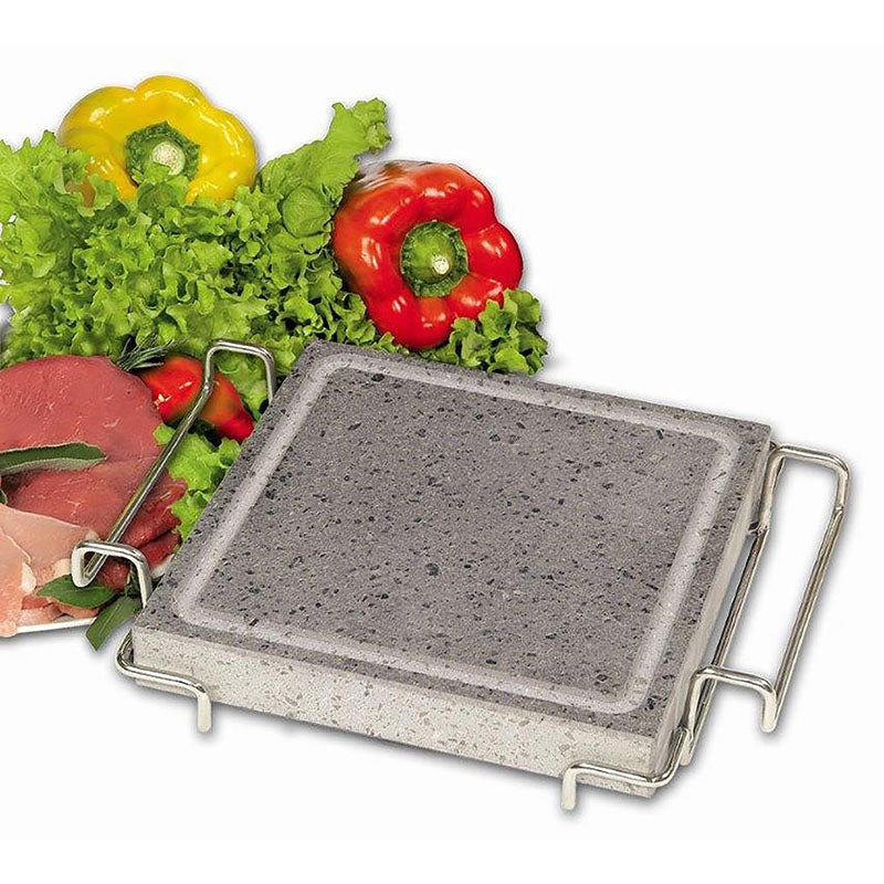 Convivio Volcanic Cooking Stone - Square-8.25''