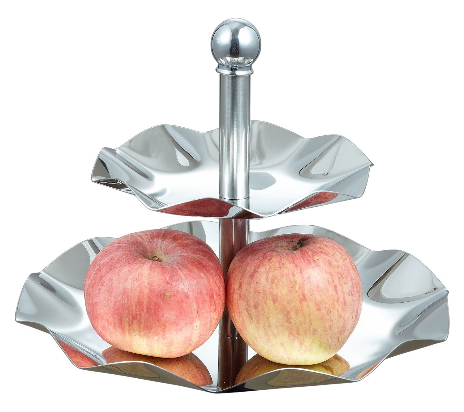 Visol Leaftraytwo-Tiered Tray For Desserts / Cupcakes / Fruits / Cheese