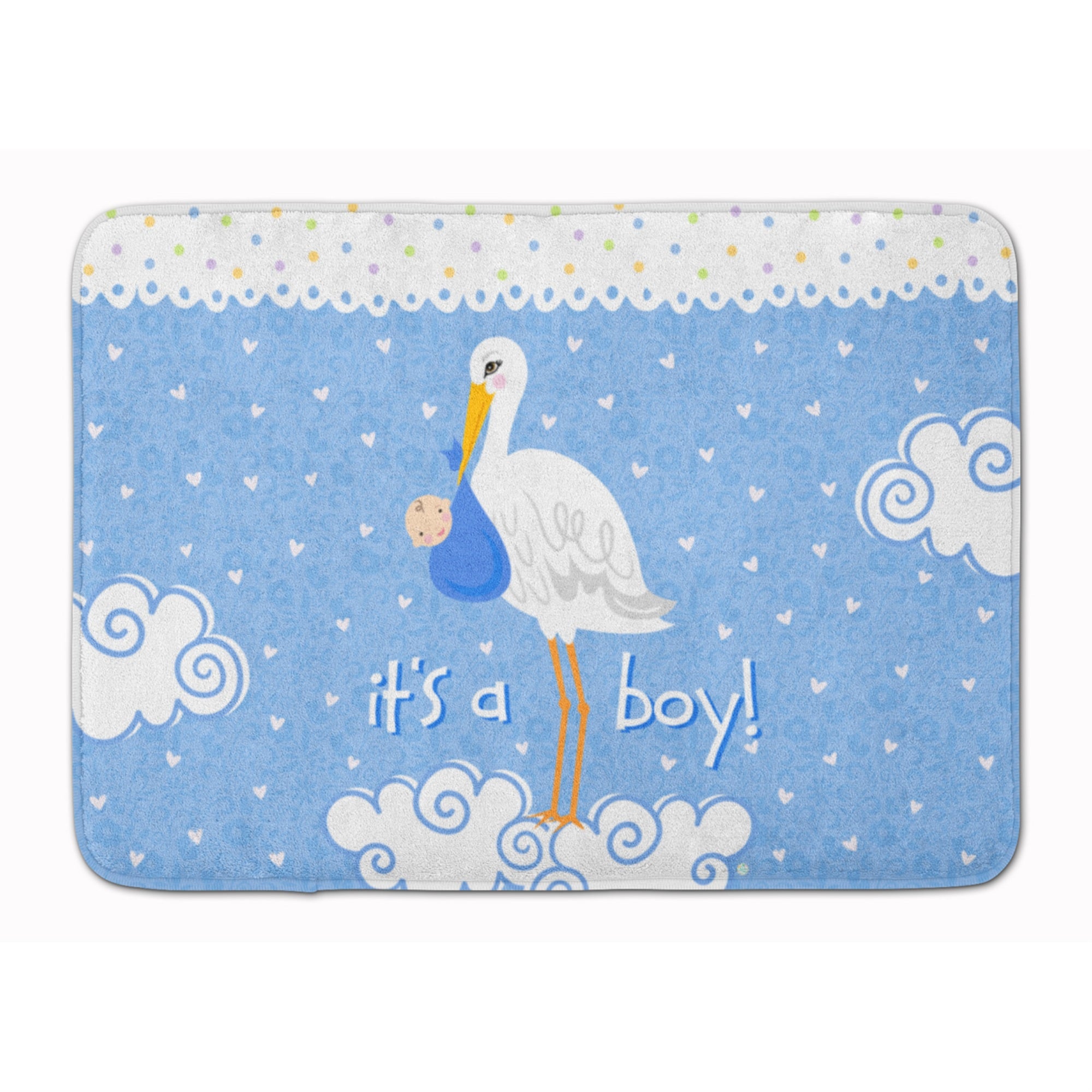 'Caroline'S Treasures Baby Boy Floor Mat, 19'''' X 27'''', Multicolor''