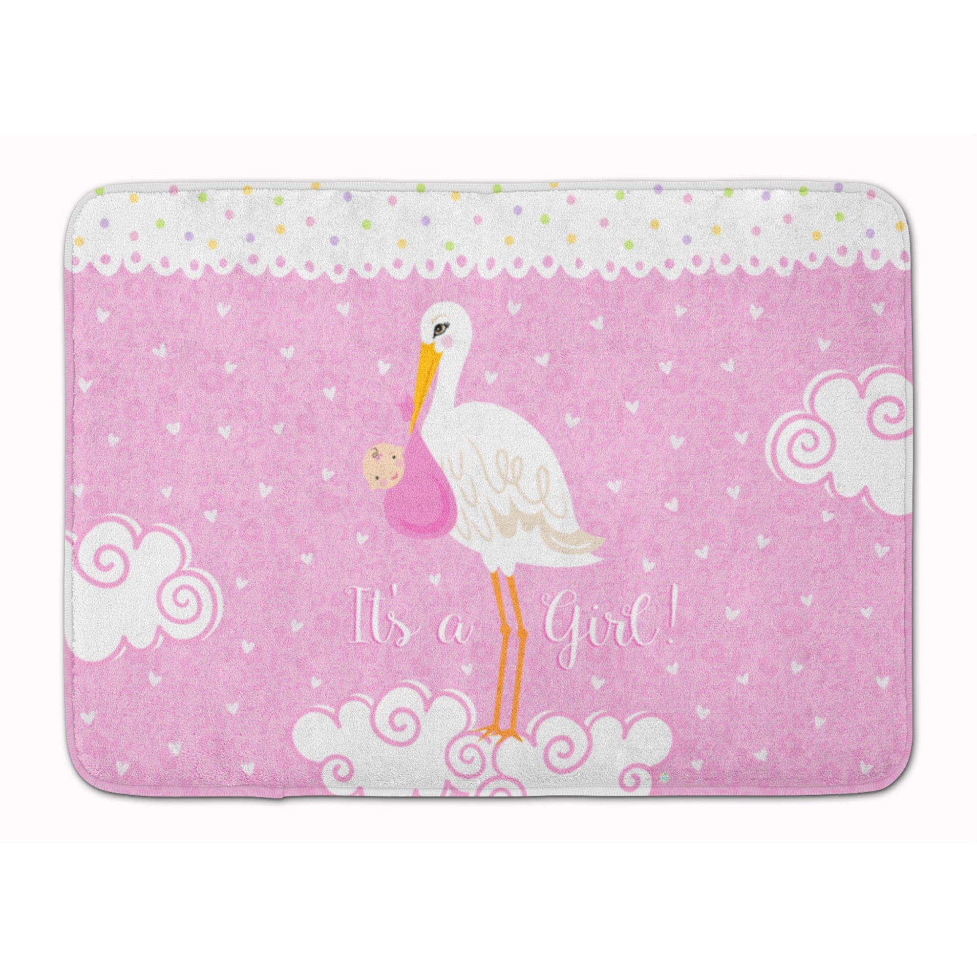 'Caroline'S Treasures Baby Girl Floor Mat, 19'''' X 27'''', Multicolor''