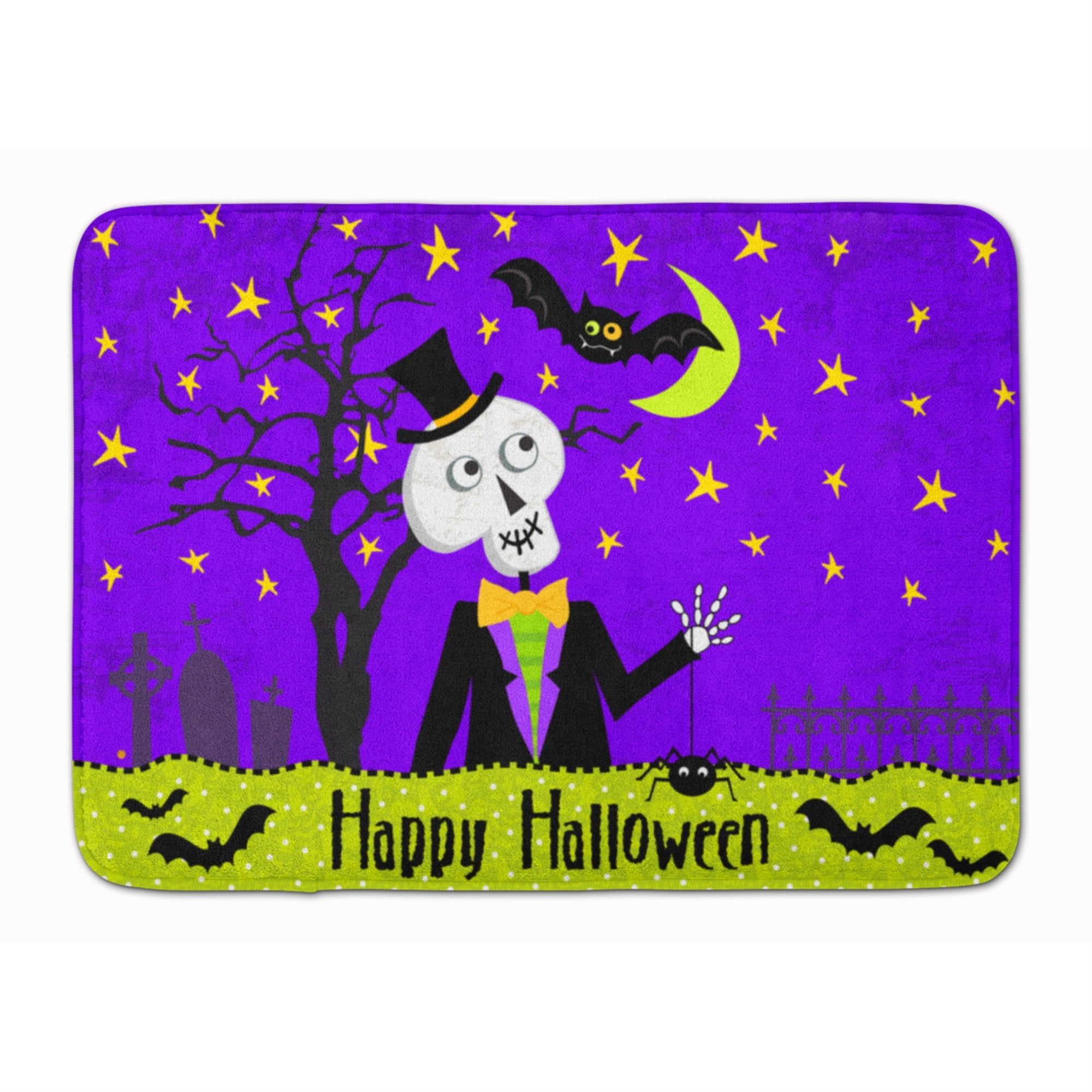 'Caroline'S Treasures Happy Halloween Skeleton Floor Mat, 19'''' X 27'''', Multicolor''