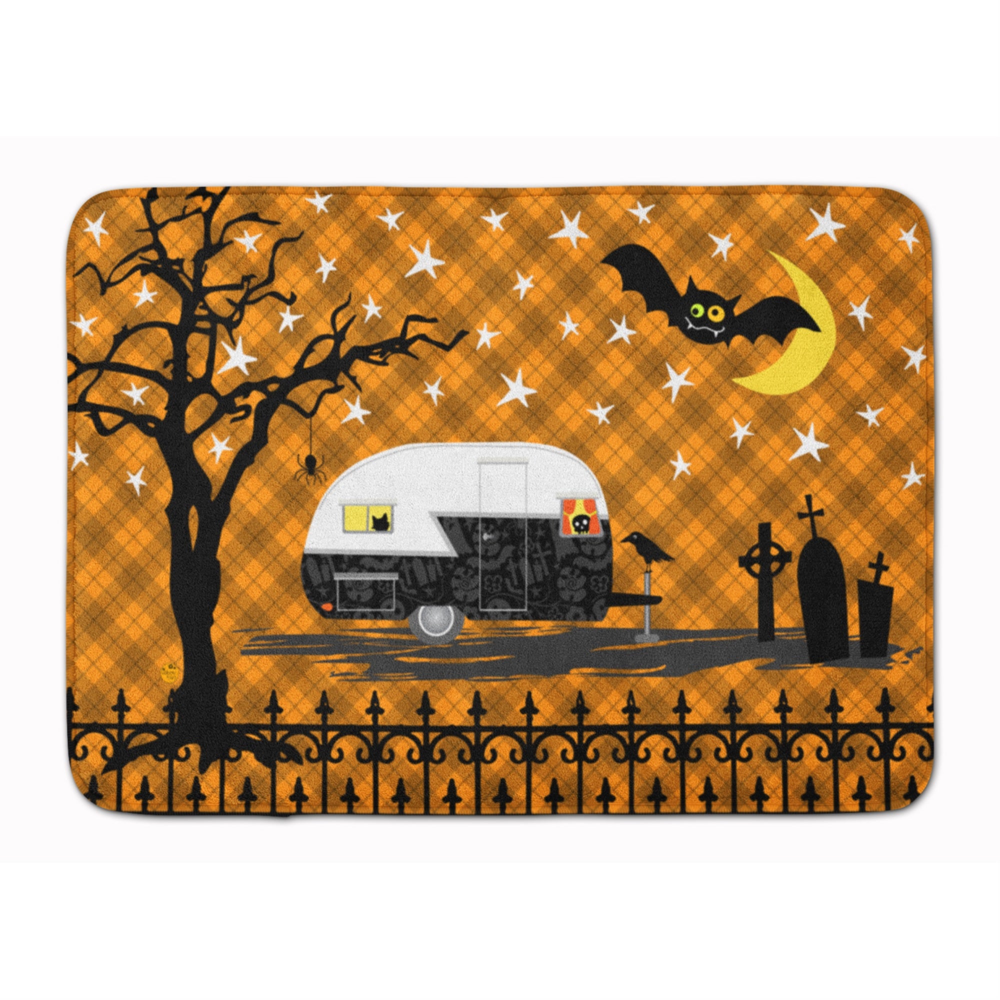 'Caroline'S Treasures Halloween Vintage Camper Floor Mat, 19'''' X 27'''', Multicolor''