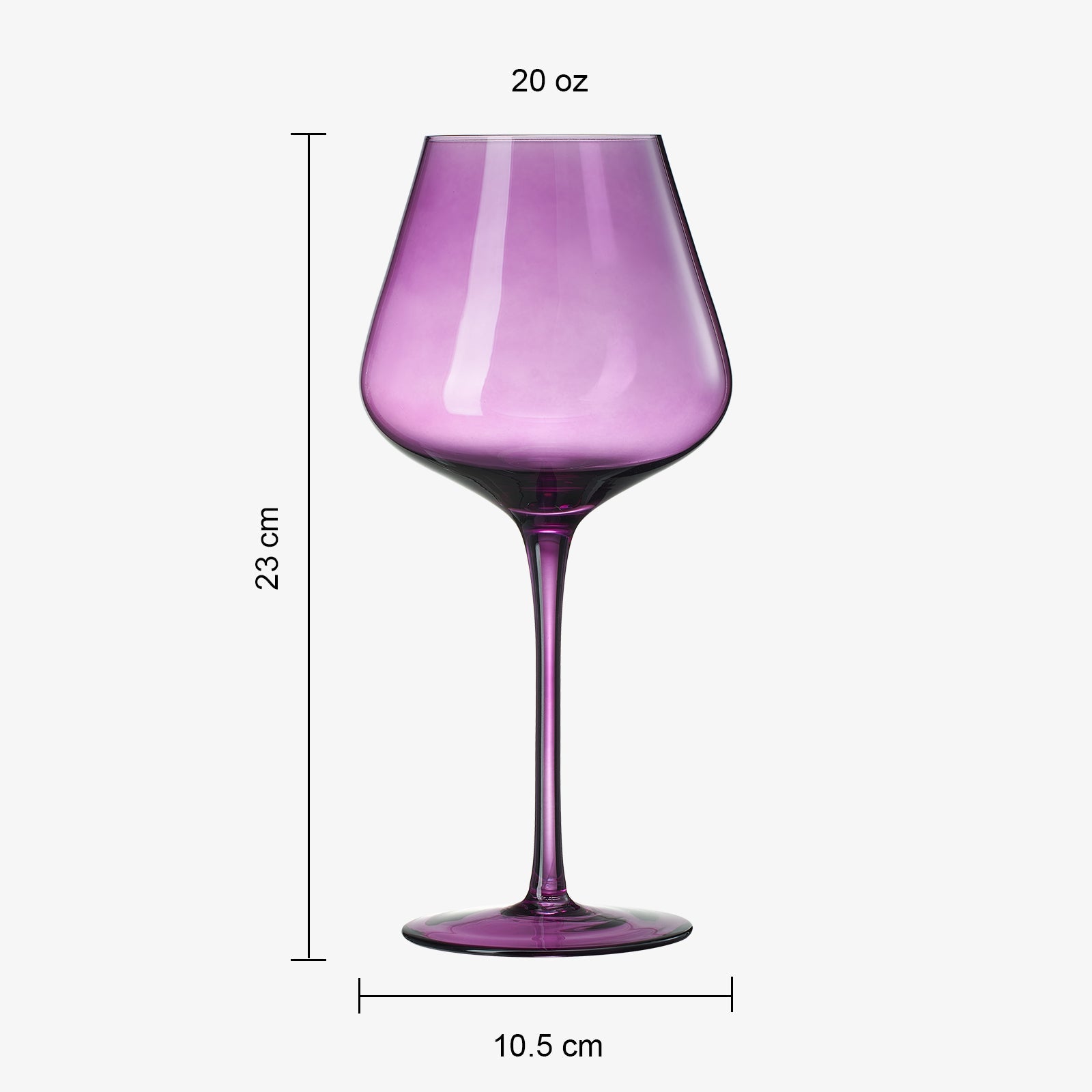 Love Stemmed Wine Glassware, Set of 6