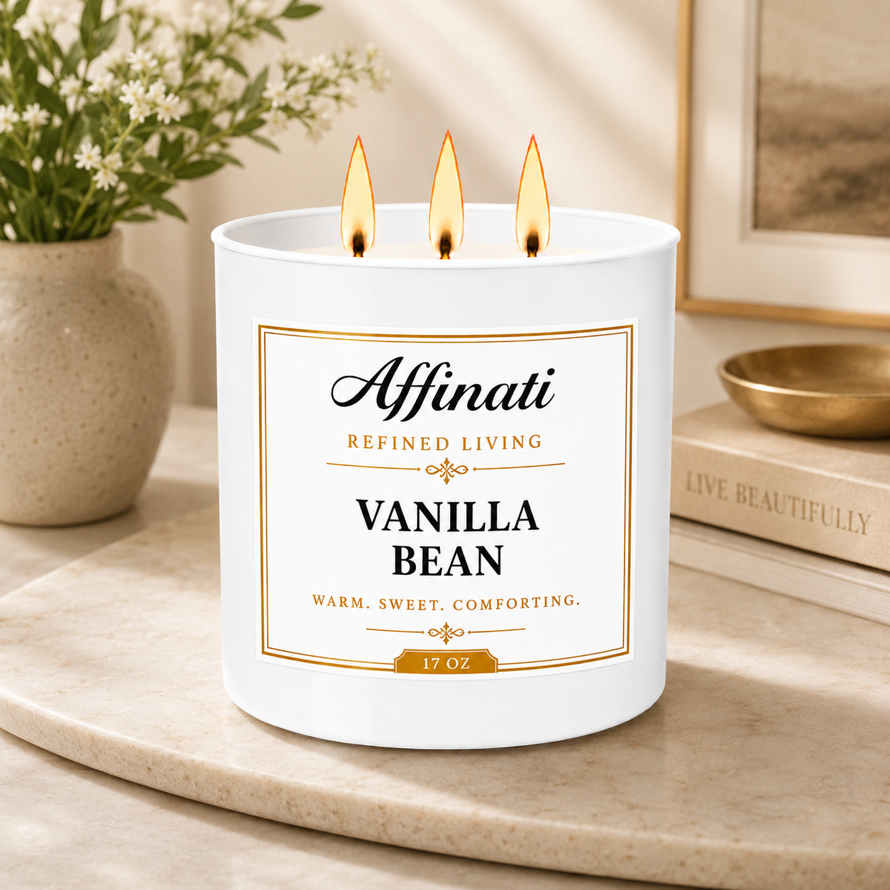 Vanilla Bean 3-Wick Candle