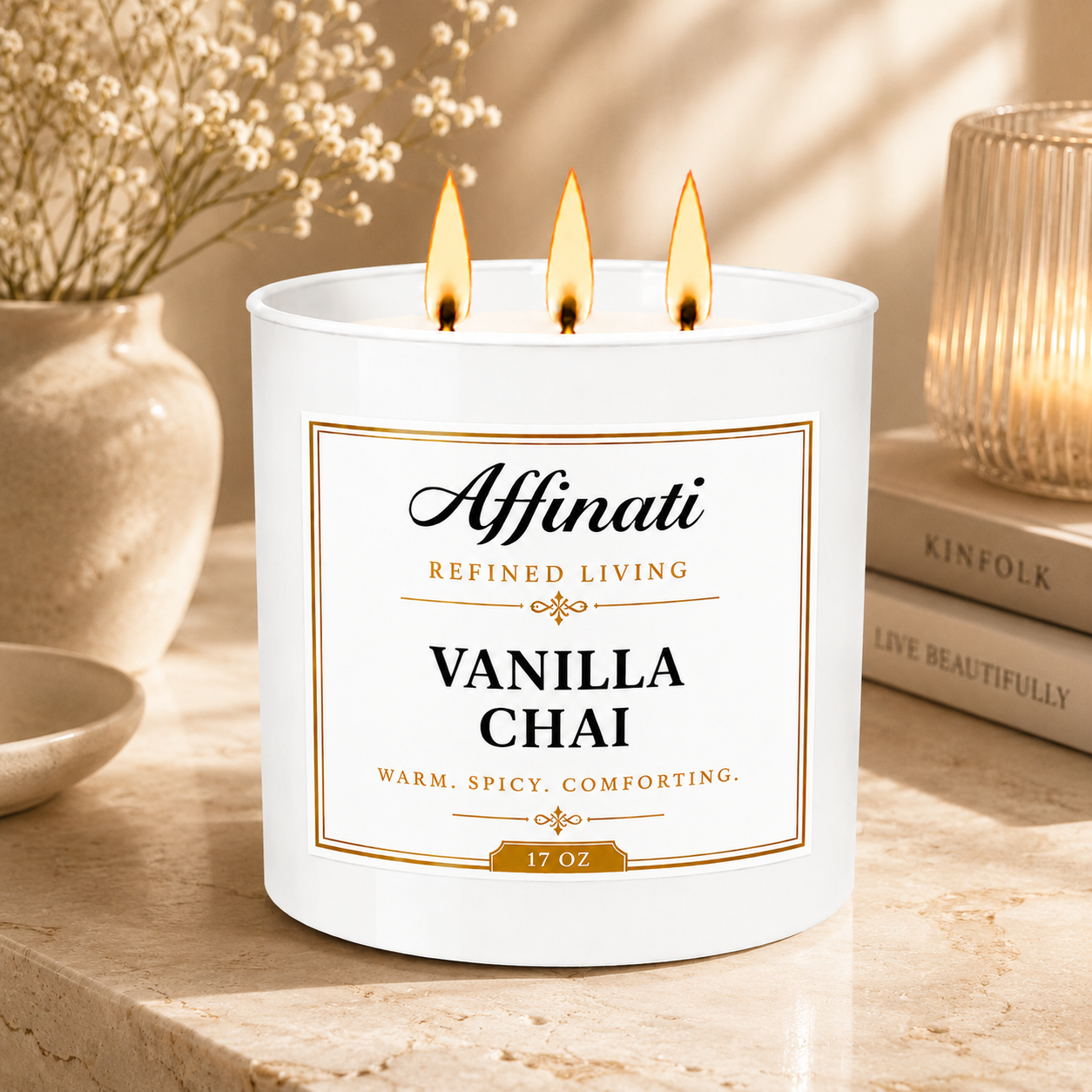 Vanilla Chai 3-Wick Candle