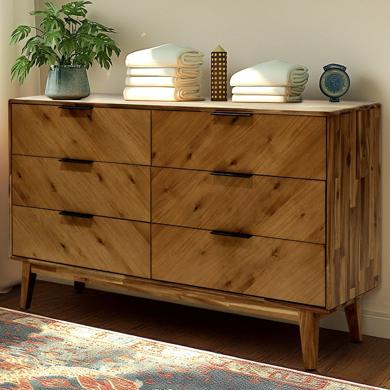 Megsu Veyron 6 Drawers Dresser