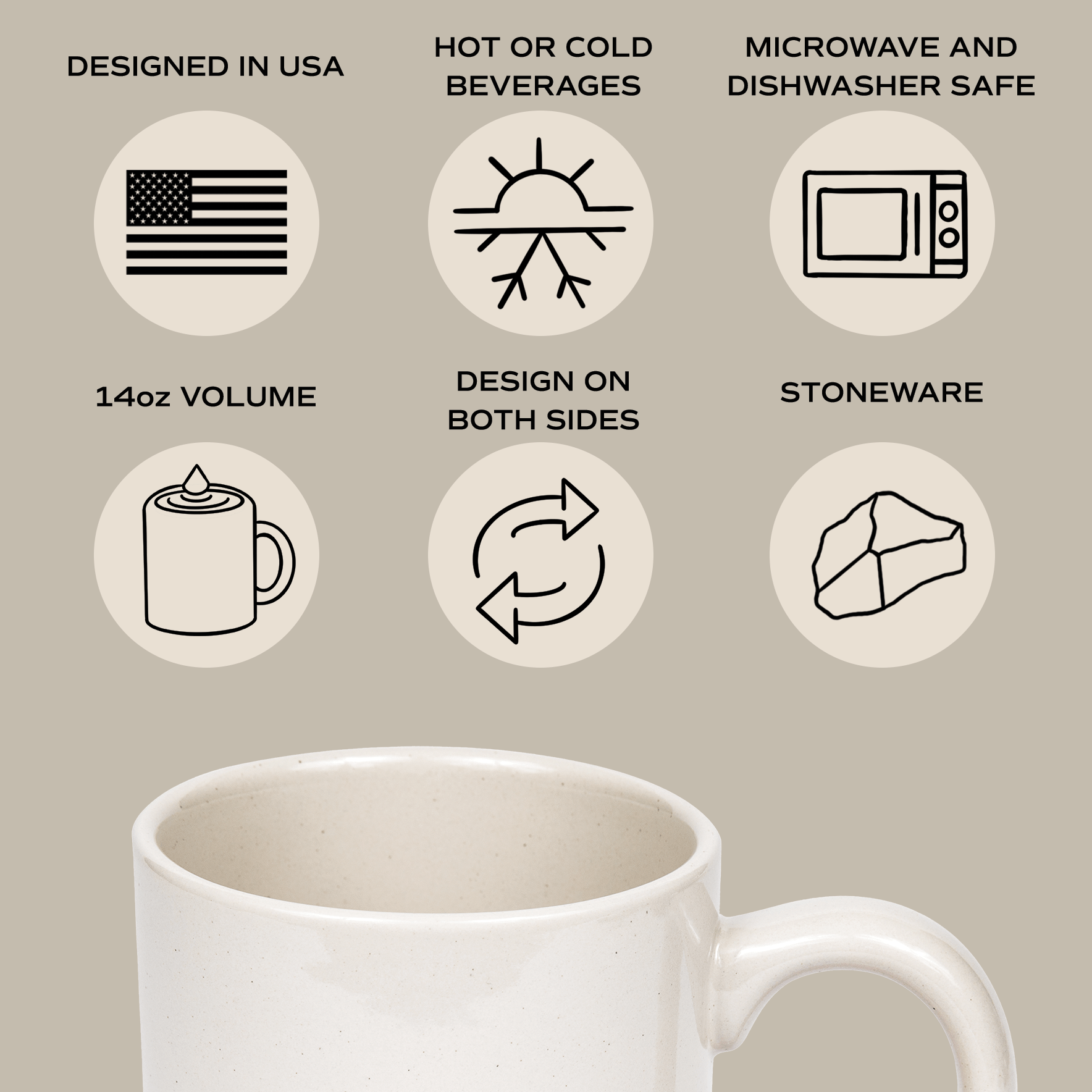 Mama Needs 14oz. Coffee Stoneware Coffee Mug