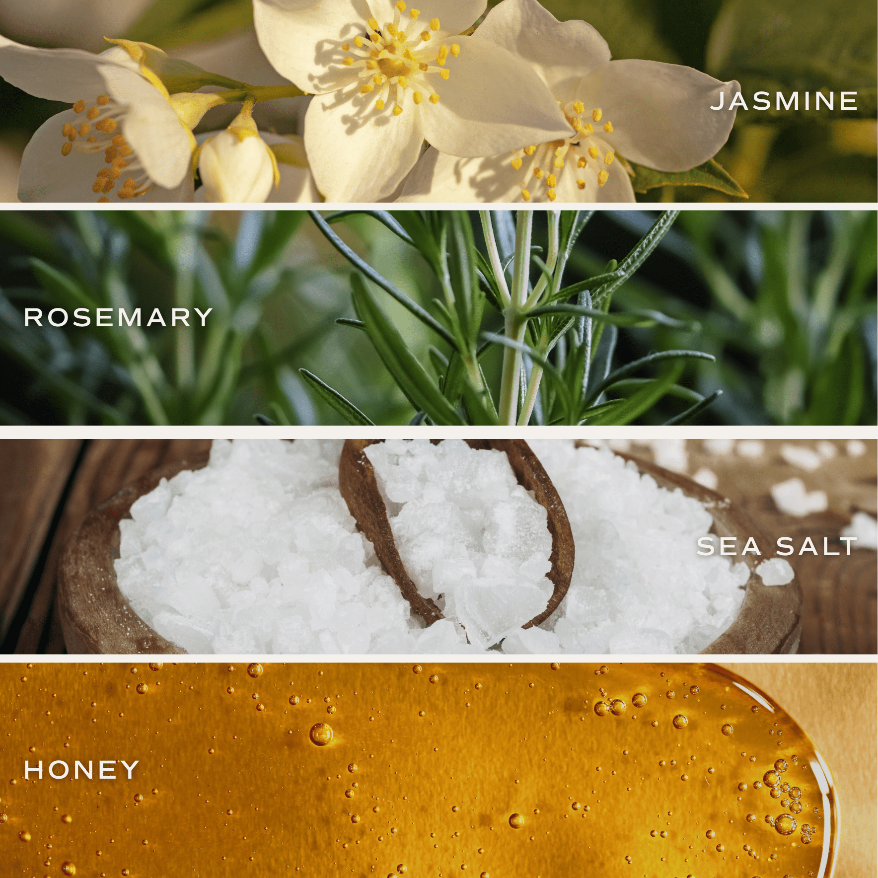 Wildflowers and Salt Soy Candle - White Jar - 11 oz