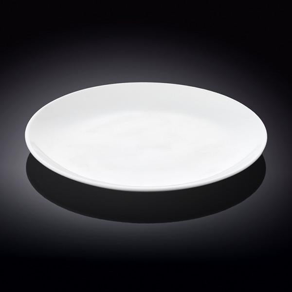 Professional Rolled Rim White Dinner Plate 10" inch | 25.5 Cm